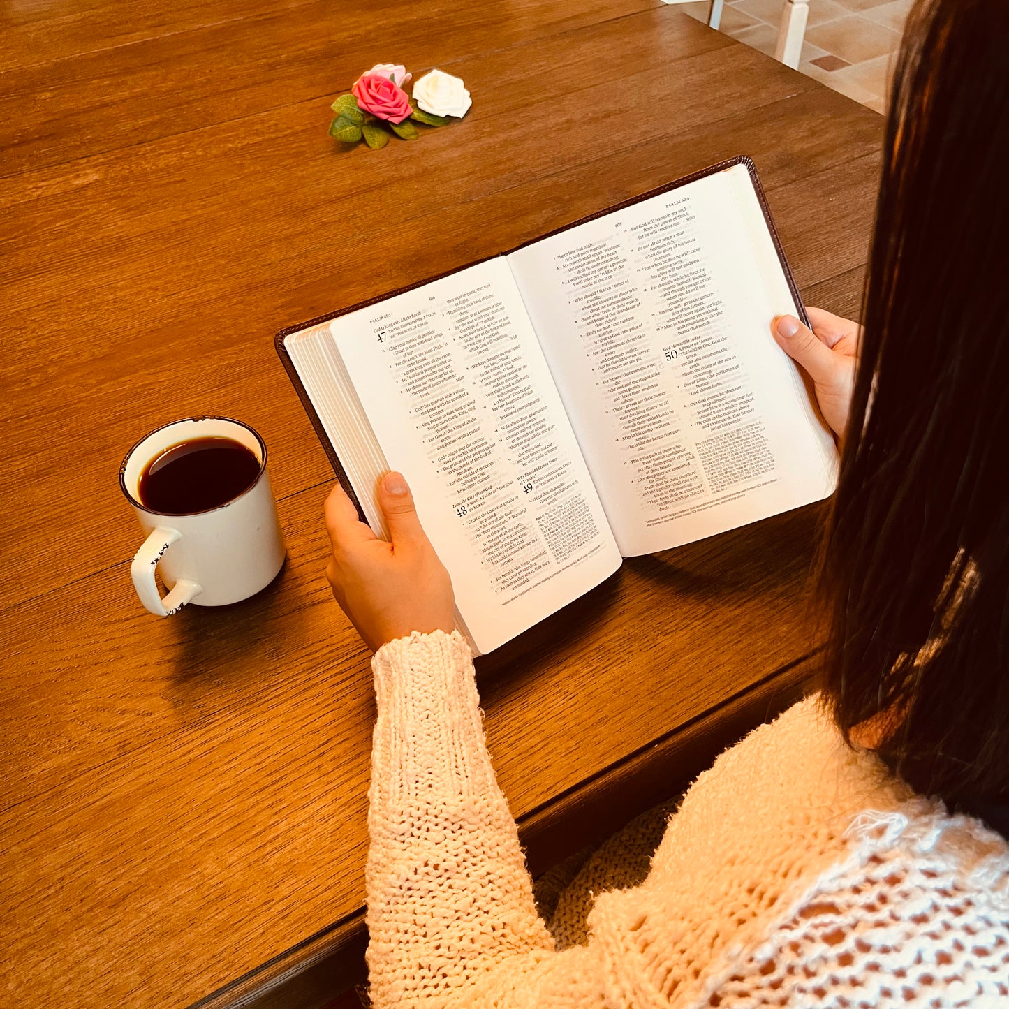 Personalized ESV Bible: Create Your Own Custom Engraved Design with a Designer, Wide-Margin Reference Red Letter English Standard Holy Bible - Aylev