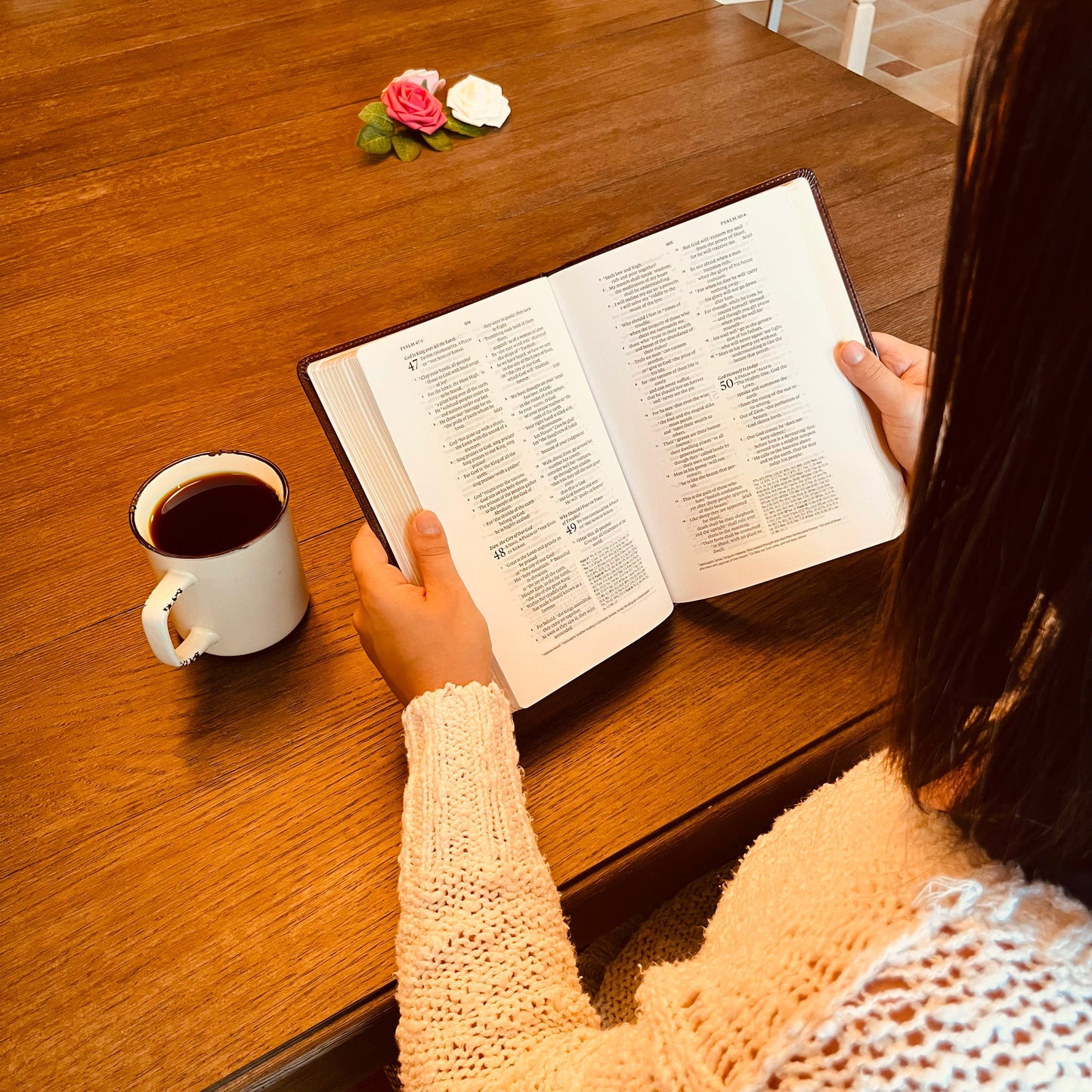 Personalized ESV Bible: Create Your Own Custom Engraved Design with a Designer, Wide-Margin Reference Red Letter English Standard Holy Bible - Aylev