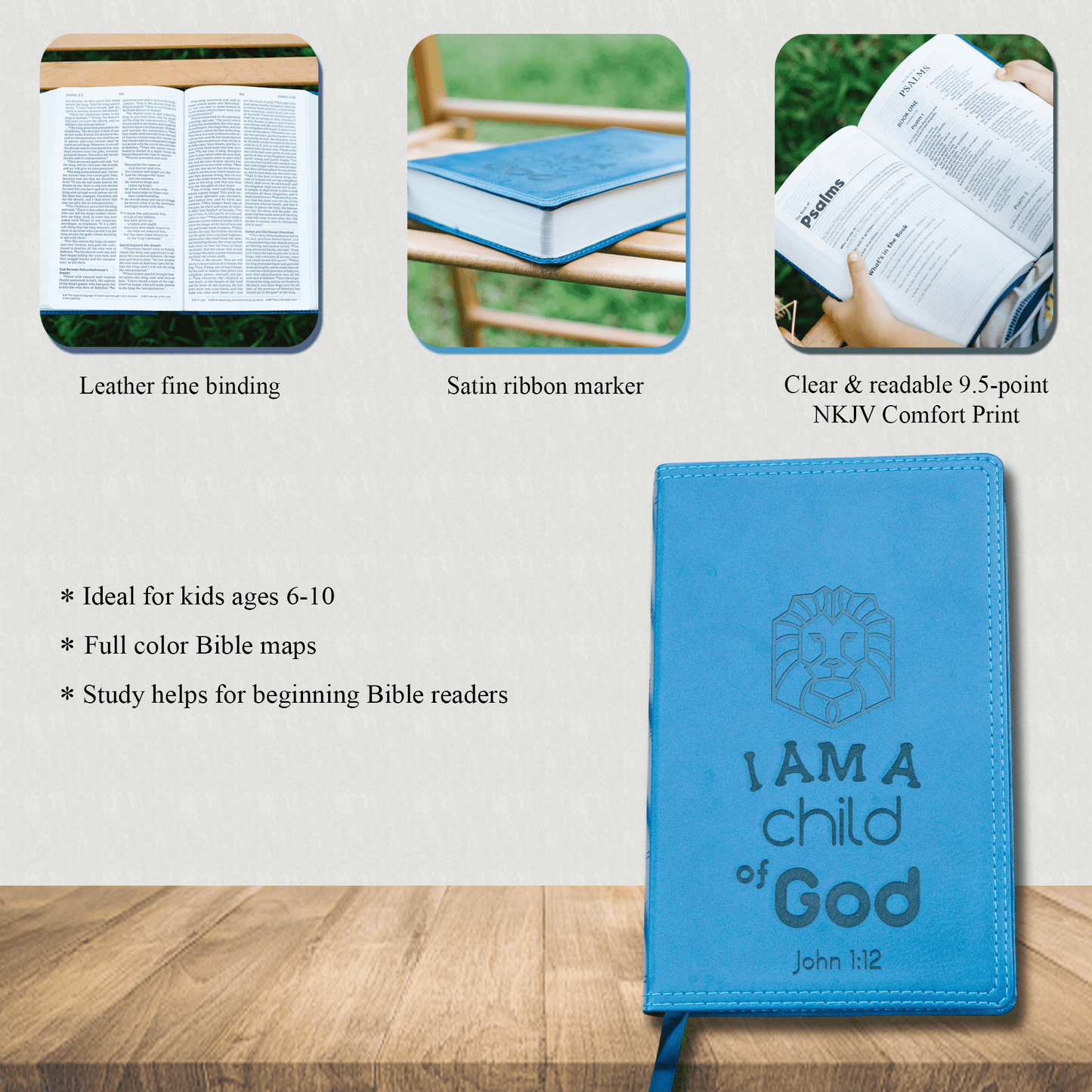 Custom Childrens Bible, NKJV Kids Bible, Custom Engraved New King James Version, Bible for kids, Christian Gifts, Bible for kids - Religious Books - Aylev