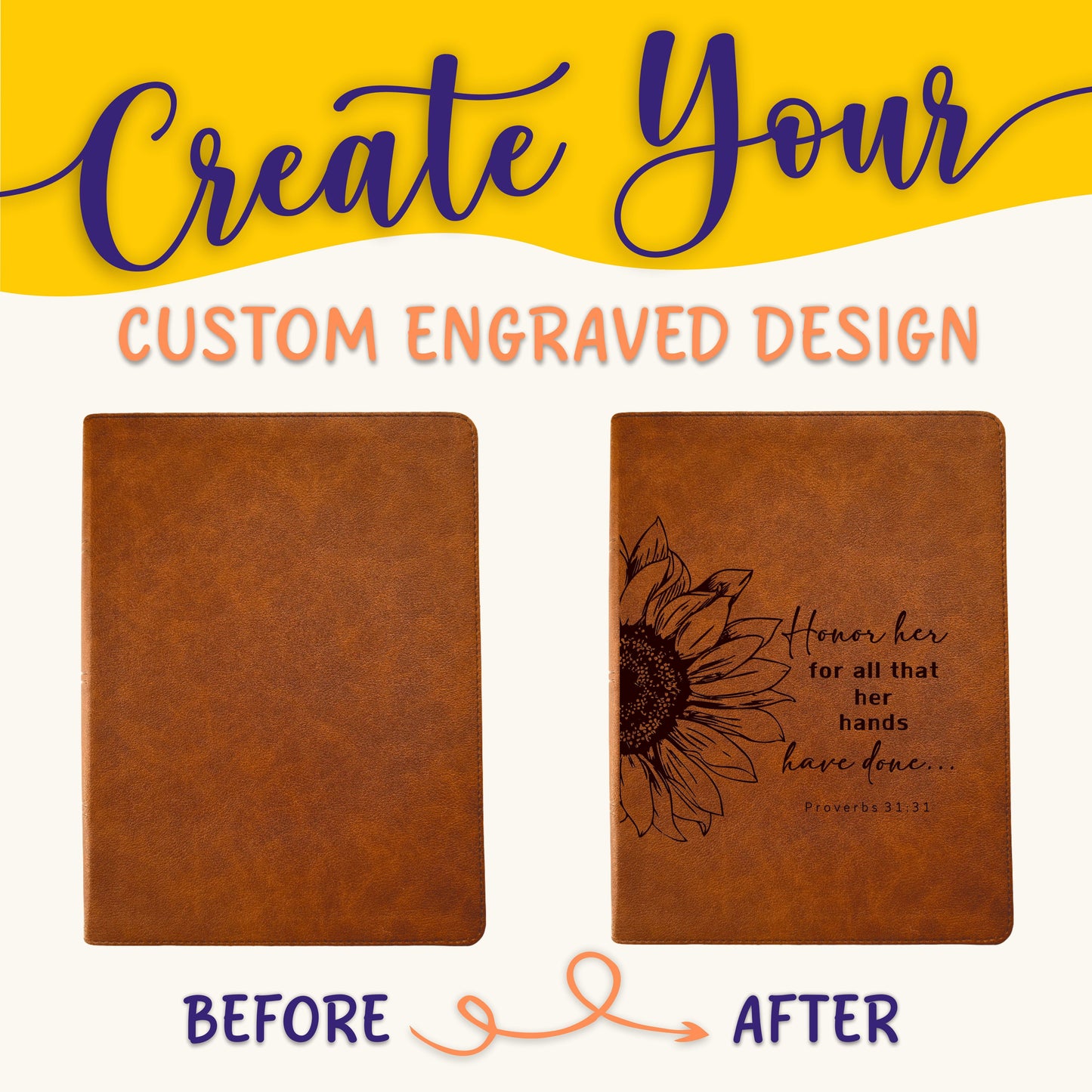 Personalized CSB Bible: Create Your Own Custom Engraved Design with a Designer, Large Print Wide-Margin Christian Standard Holy Bible - Aylev
