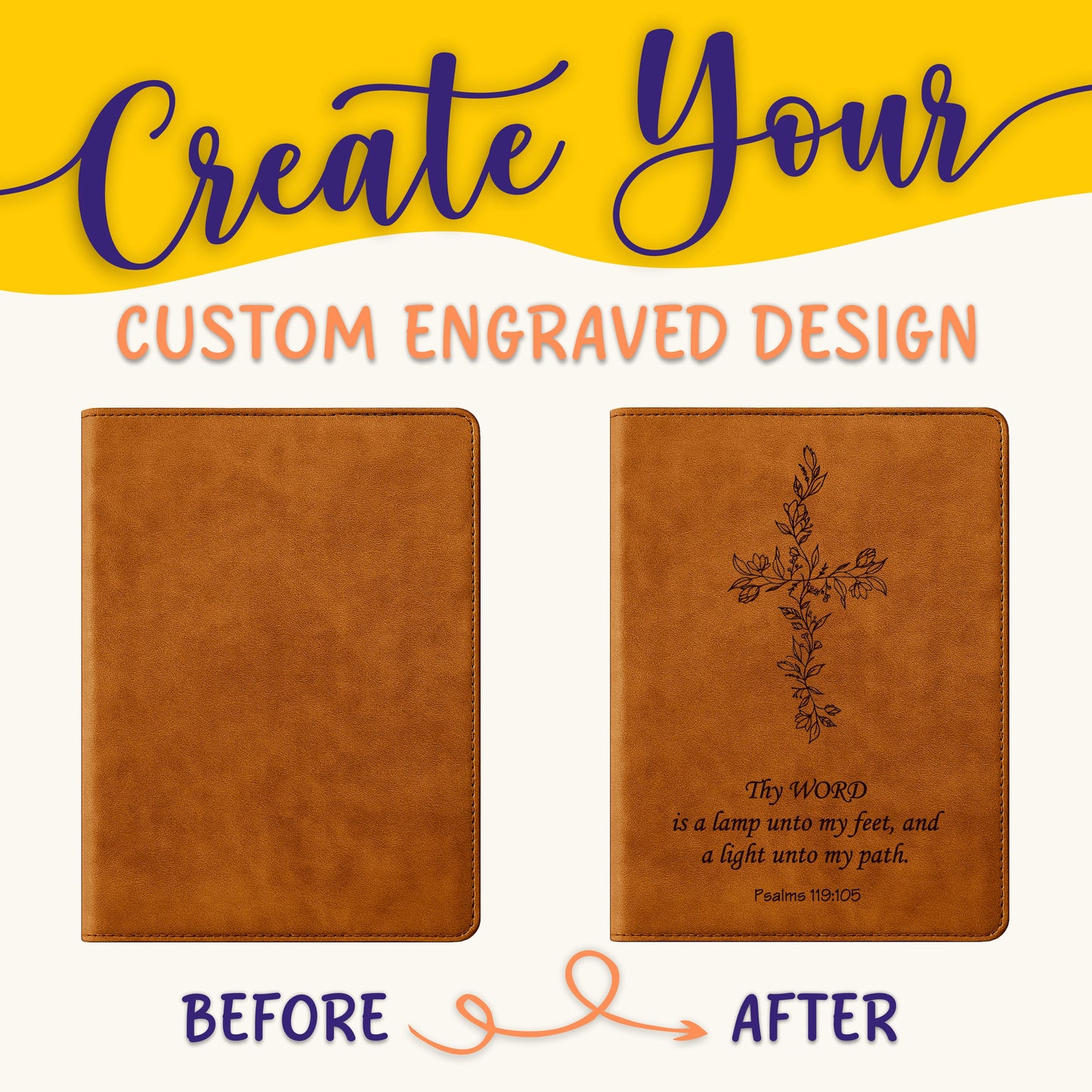 Personalized CSB Bible: Create Your Own Custom Engraved Design with a Designer, Large Print Wide-Margin Christian Standard Holy Bible