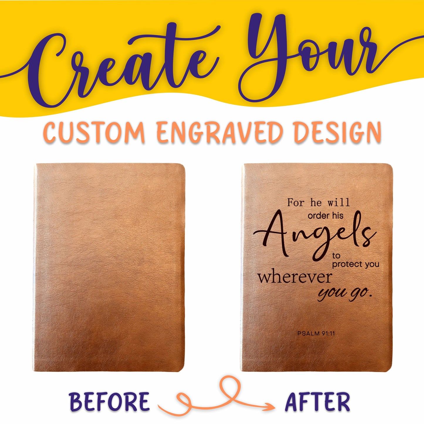 Personalized NASB Bible: Create Your Own Custom Engraved Design with a Designer, Giant Print Red Letter New American Standard Holy Bible - Aylev