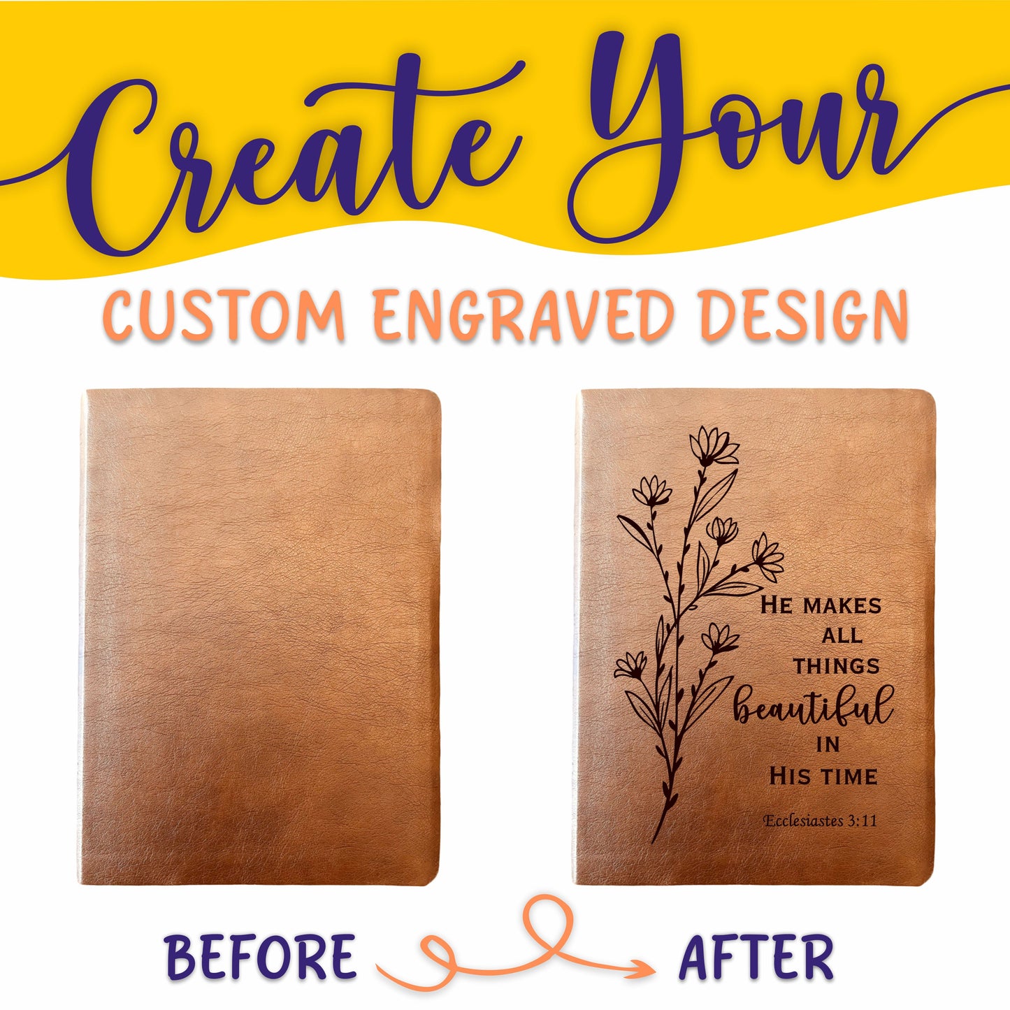 Personalized NASB Bible: Create Your Own Custom Engraved Design with a Designer, Giant Print Red Letter New American Standard Holy Bible - Aylev