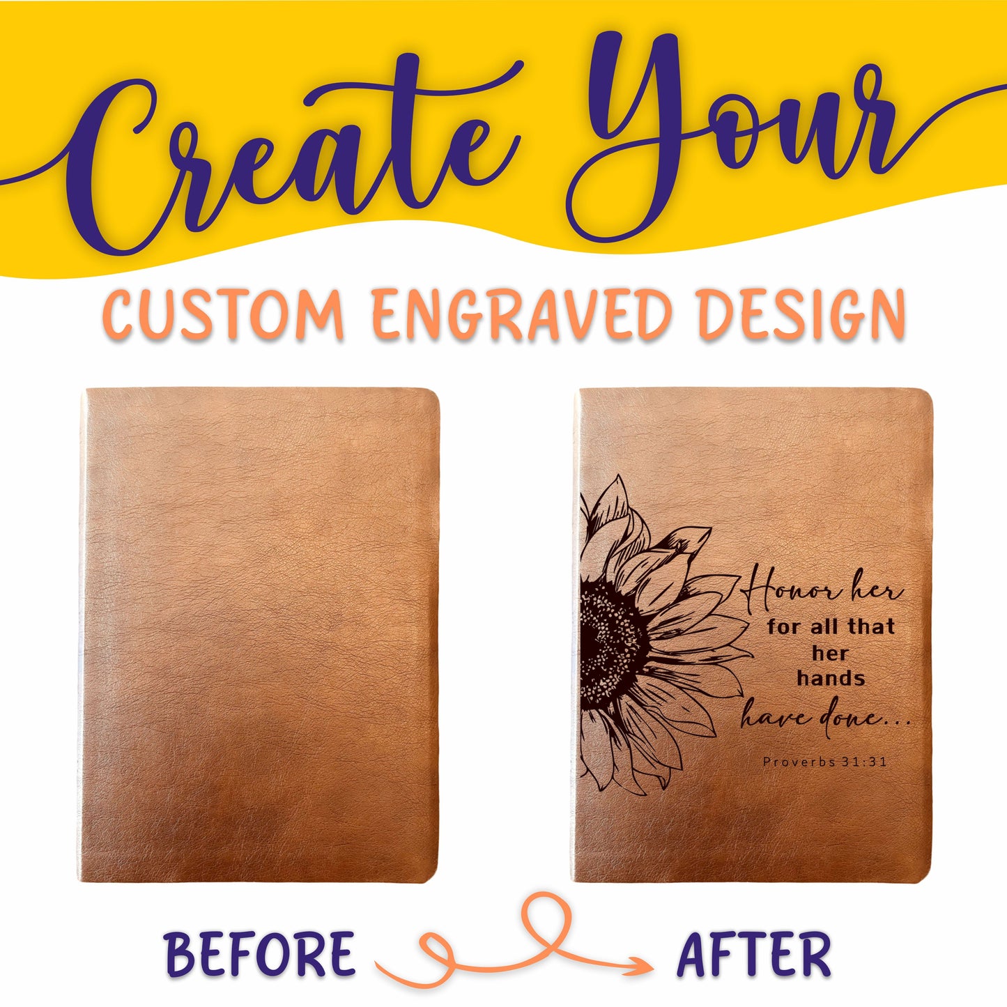 Personalized NASB Bible: Create Your Own Custom Engraved Design with a Designer, Giant Print Red Letter New American Standard Holy Bible