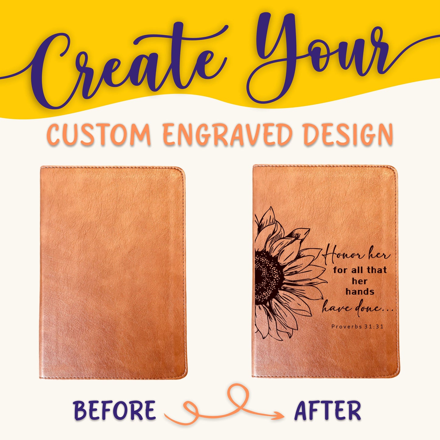 Personalized Bilingual ESV/RVR Bible: Create Your Own Custom Engraved Design with a Designer, Reina Valera 1960 English Standard Holy Bible - Aylev
