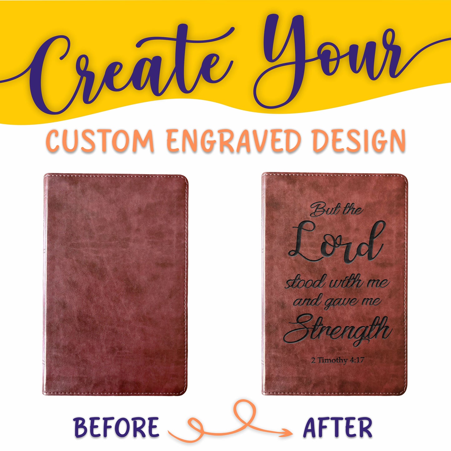 Personalized ESV Bible: Create Your Own Custom Engraved Design with a Designer, Large Print Thinline English Standard Holy Bible - Aylev