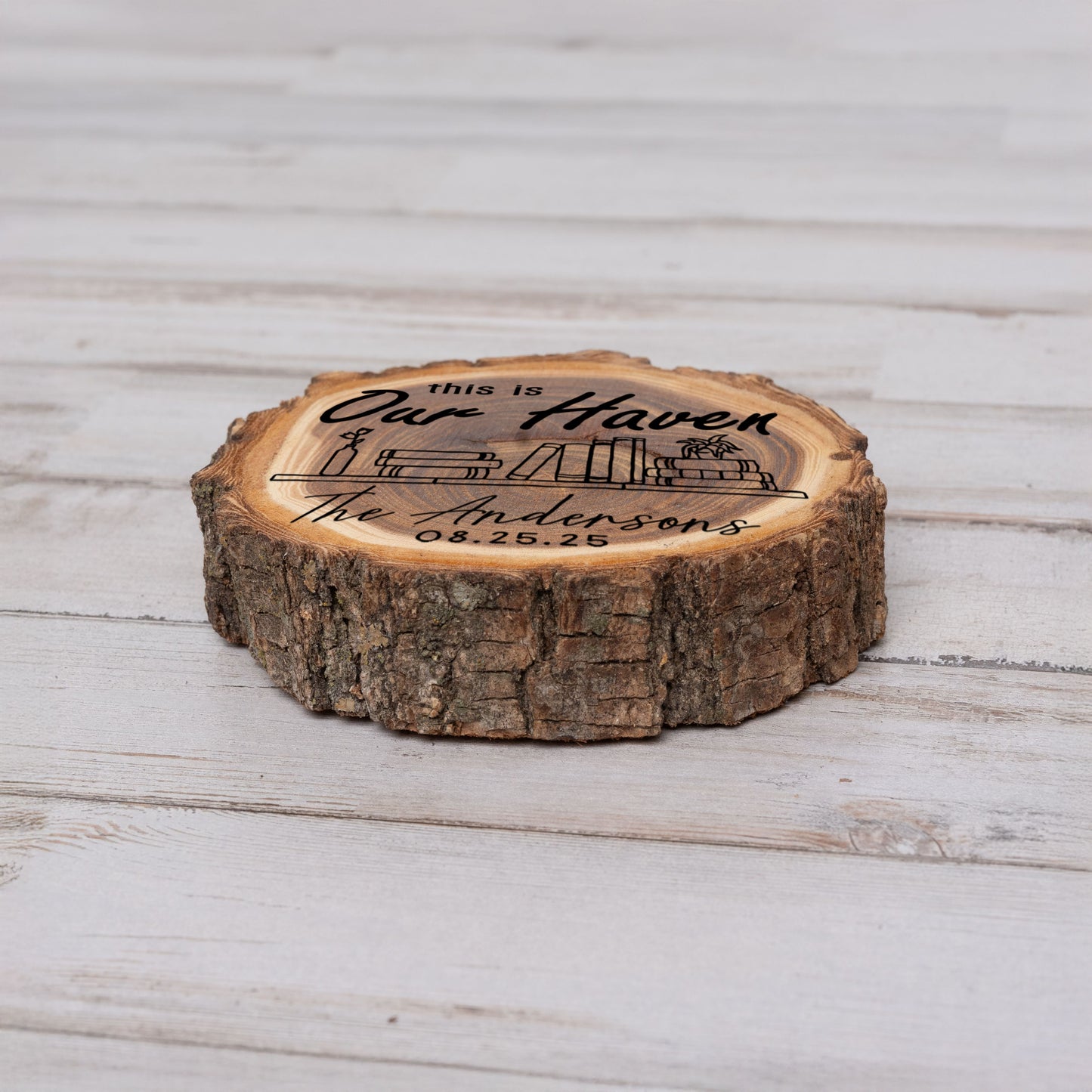 New Home Gift Coaster Set, Real Wood Coasters, Made in USA, Closing Gifts for Home Buyers, Personalized Wood Coaster Set, Housewarming Gift