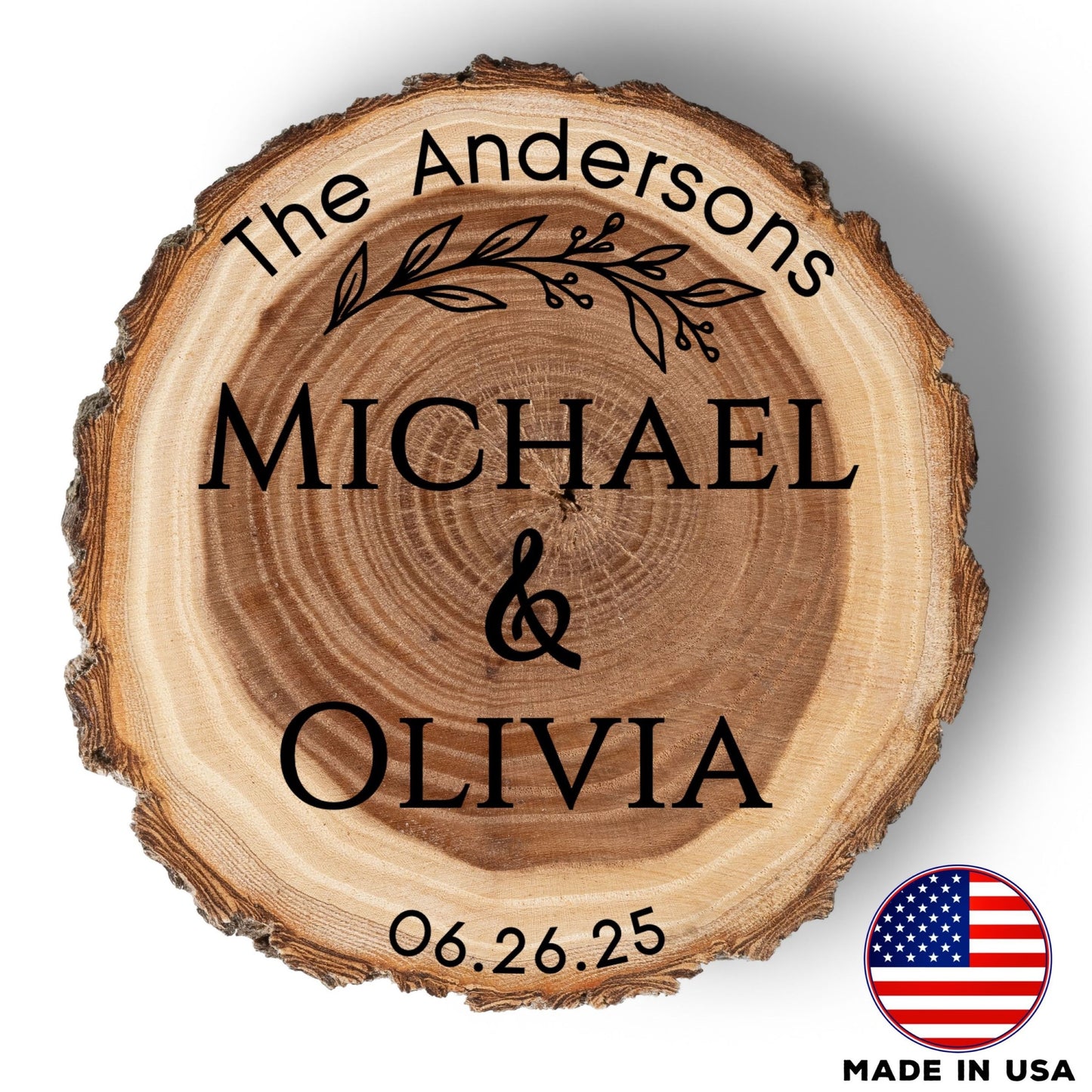 Wedding Coaster Set, Real Wood Coasters, Made in The USA, Wedding Guest Coasters, Personalized Wood Coaster Set, Custom Wedding Coasters