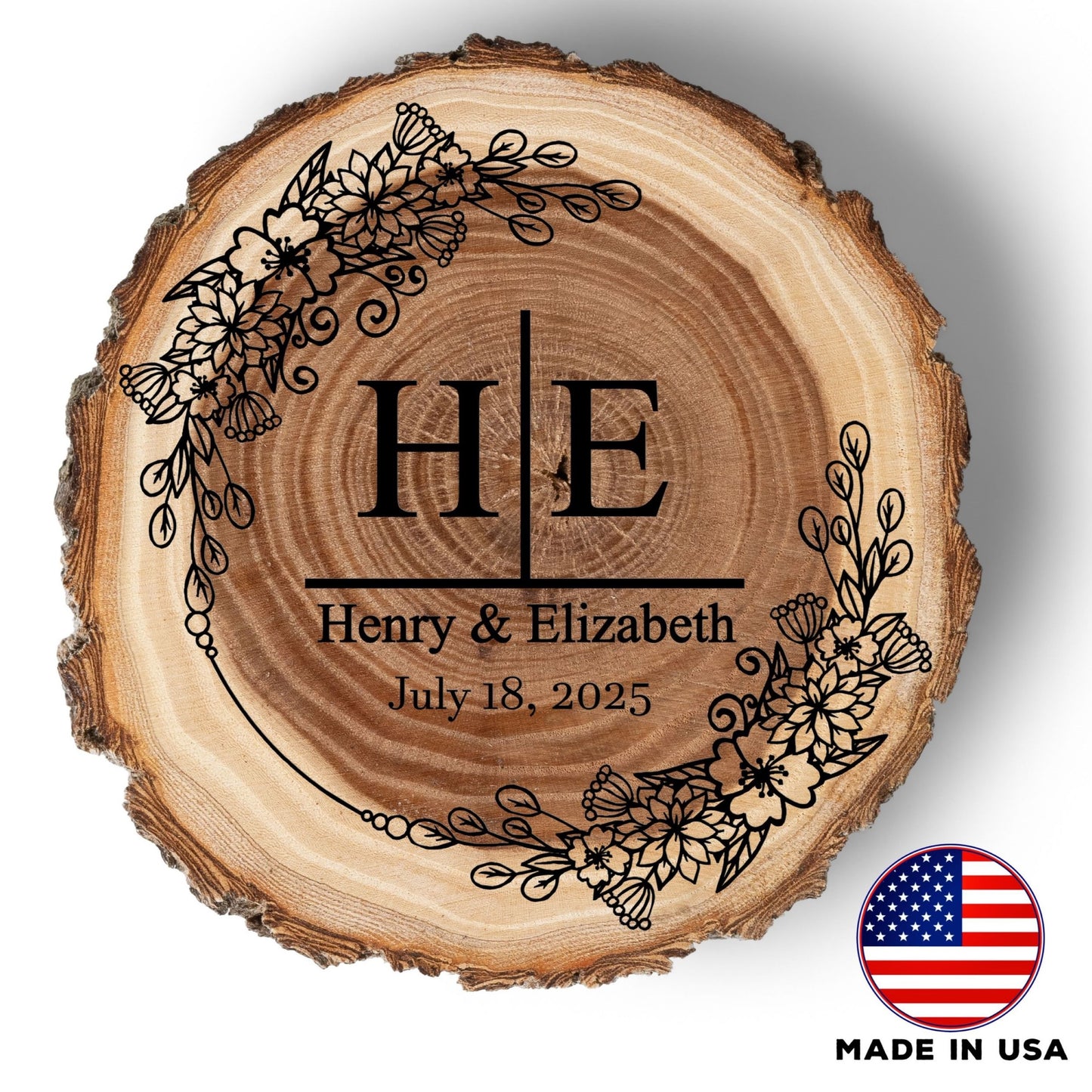 Wedding Coaster Set, Real Wood Coasters, Made in The USA, Wedding Guest Coasters, Personalized Wood Coaster Set, Custom Wedding Coasters