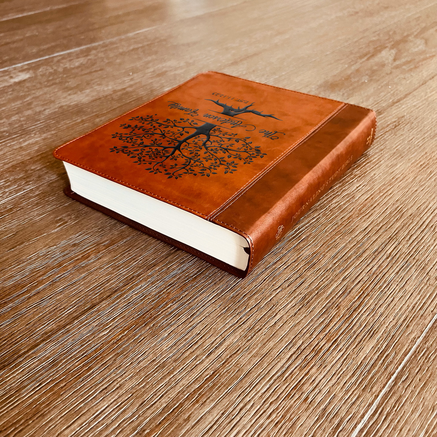Personalized Family Bible | Custom ESV Family Tree Study Bible | Engraved Bible Wedding Bible Christian Gifts Family Bible for Wedding - Aylev