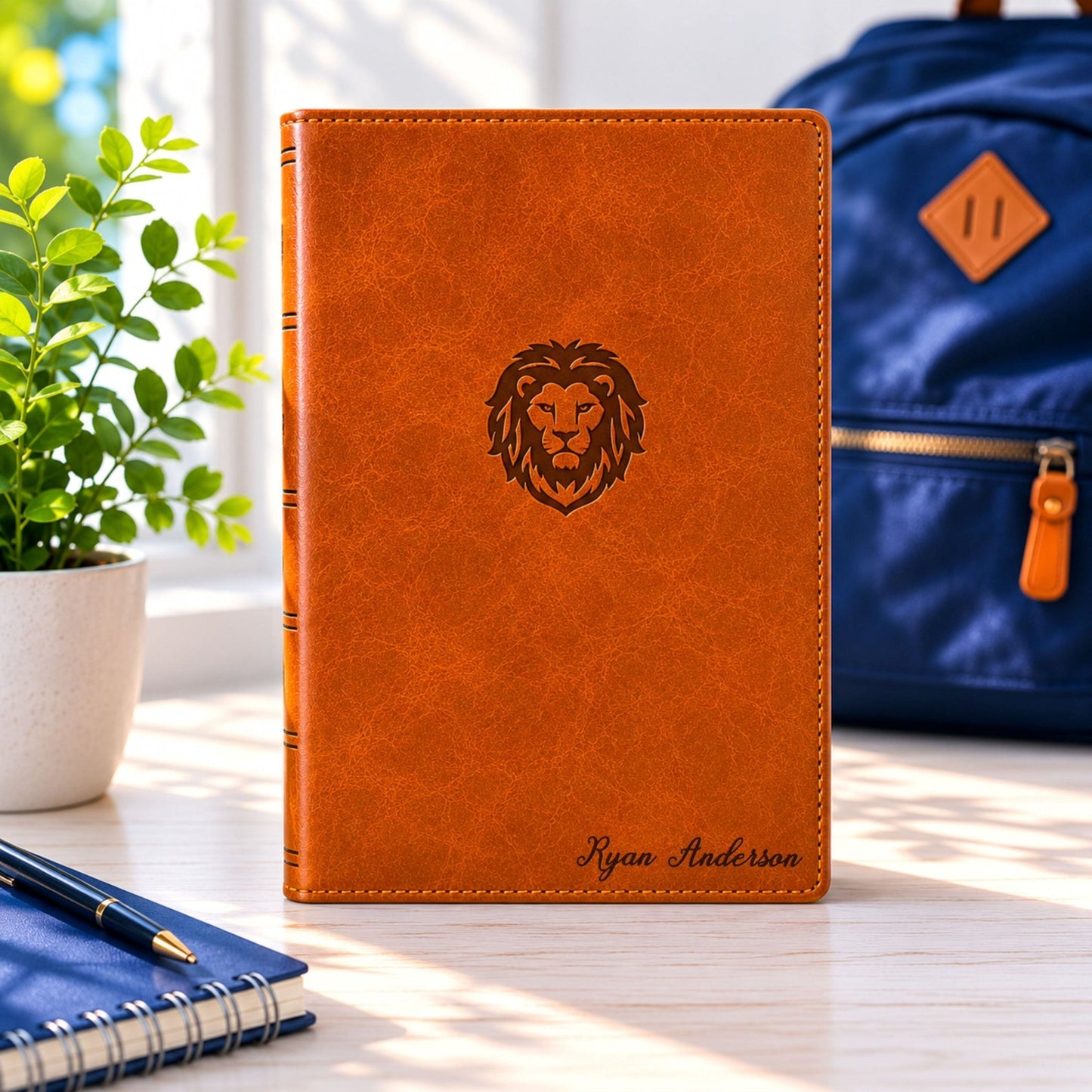 Personalized NKJV Thinline Bible Youth Edition, Custom Name Engraved, New King James Version Christian Baptism Gift for Teen Boys and Girls - Religious Books - Aylev