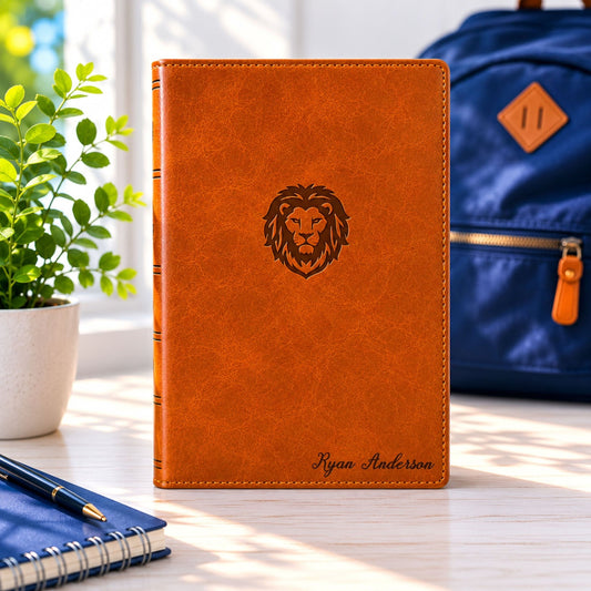 Personalized NKJV Thinline Bible Youth Edition, Custom Name Engraved, New King James Version Christian Baptism Gift for Teen Boys and Girls - Religious Books - Aylev