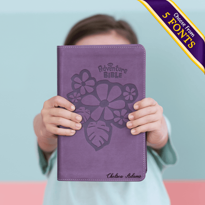 Personalized Adventure Bible for kids, NIrV Kids Bible with Name Engraved, Early Readers Custom Bible, Christian gifts, Baptism gift - Religious Books - Aylev