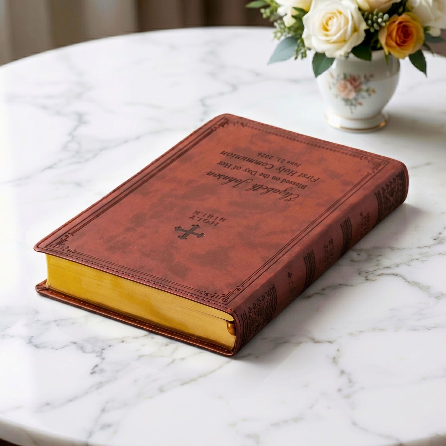Personalized NRSV Bible Catholic Edition – Custom Engraved Name | New Revised Standard Version - Religious Books - Aylev