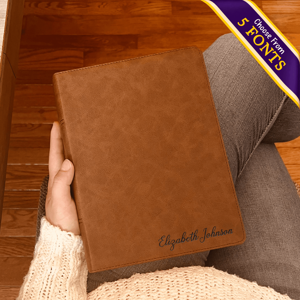 Personalized CSB Bible with Name Engraved, CSB Wide-Margin Bible, Custom Bible Name Engraved, Christian Standard Holy Bible, Baptism Gifts - Religious Books - Aylev