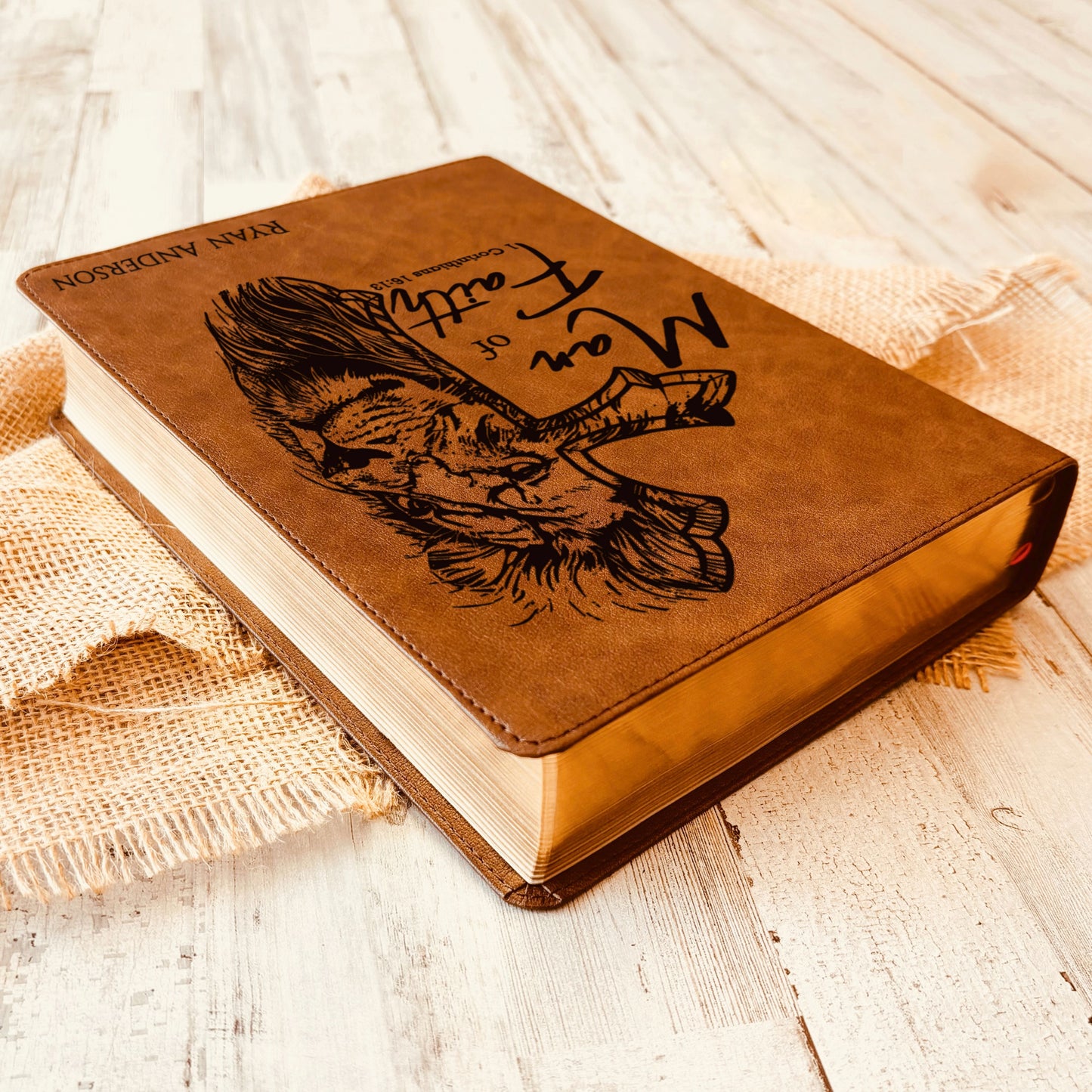 Personalized Bible for Men, CSB Wide-Margin, Customized Bible for Men Name Engraved, Christian Standard Bible, Bibles for men, gifts for men