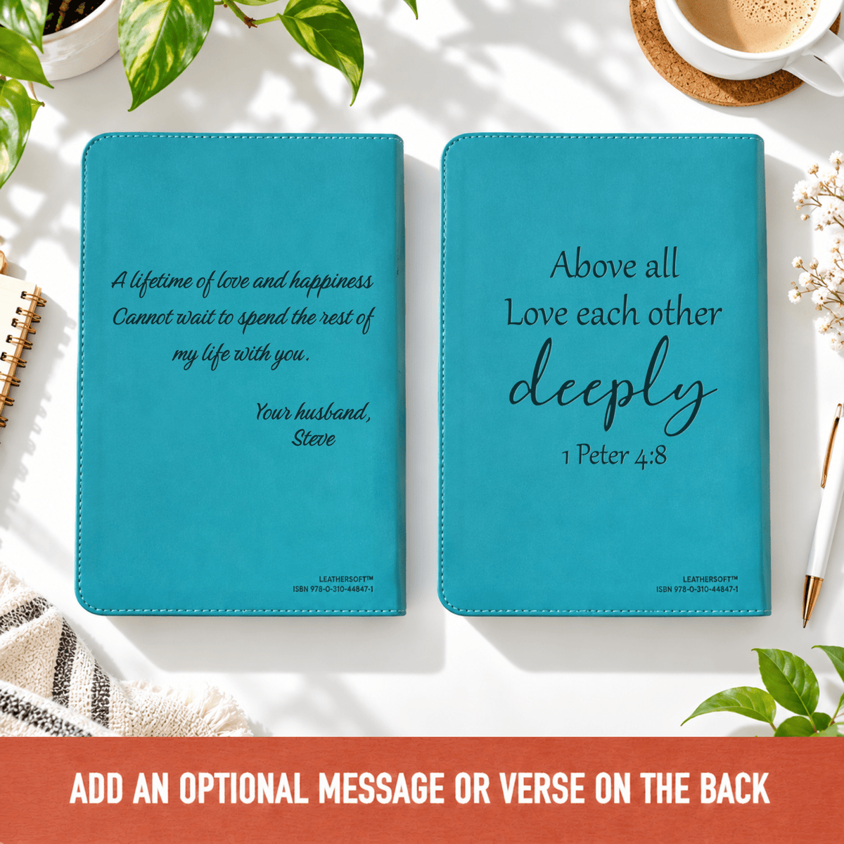 Personalized NIV Bible with Name Engraved, NIV Value Thinline Bible, Custom Bible Name Engraved, New International Version, Baptism Gifts - Religious Books - Aylev
