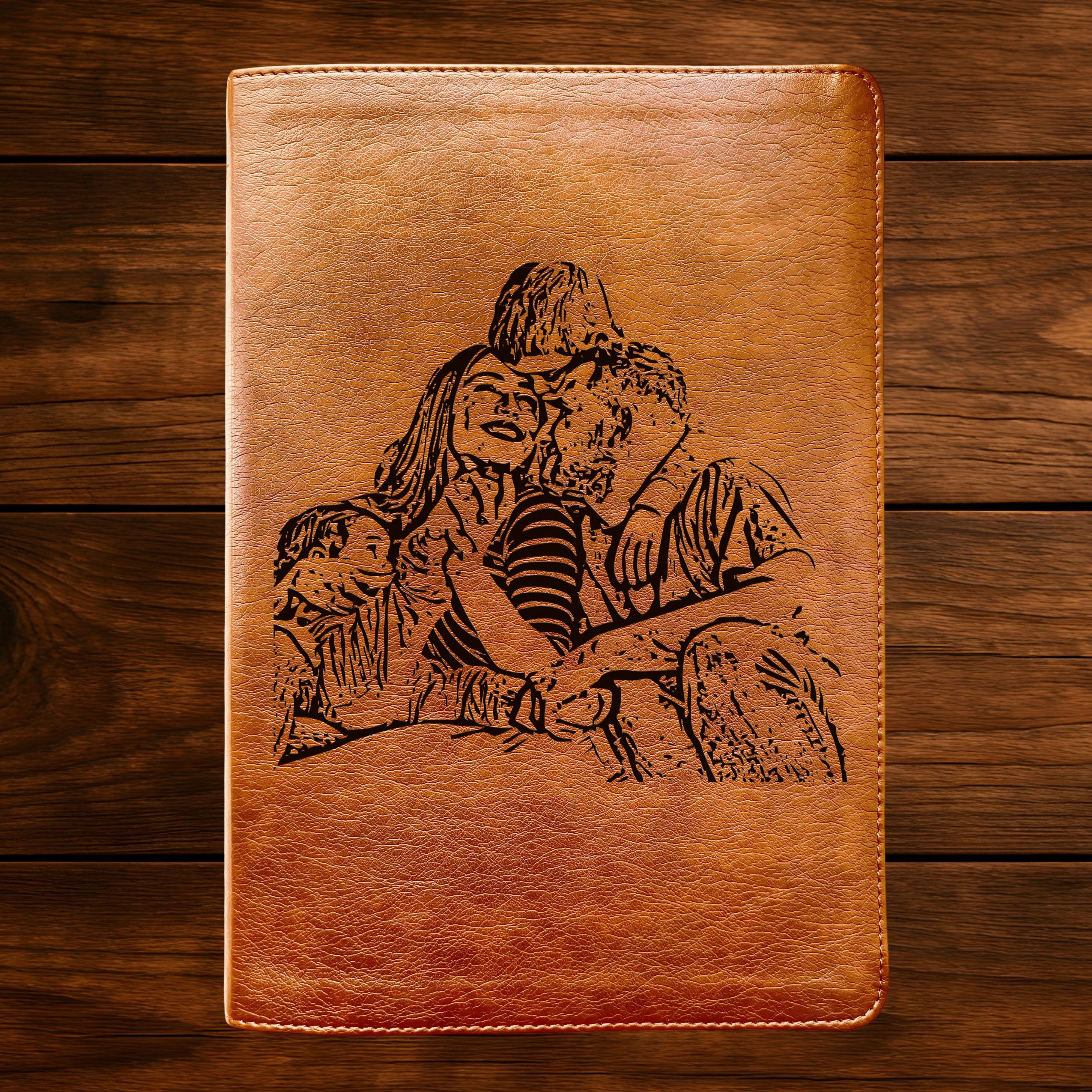 Personalized NLT Large Print Bible – Custom Photo Engraved Cover, Filament-Enabled, Christian Gift for Baptism, Wedding, or Confirmation