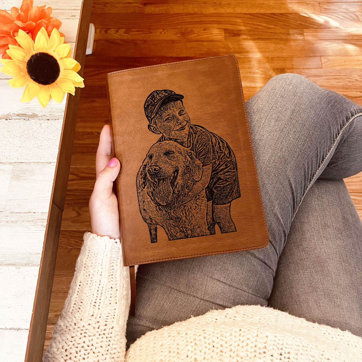 Personalized NLT Large Print Bible – Custom Photo Engraved Cover, Filament - Enabled, Christian Gift for Baptism, Wedding, or Confirmation - Religious Books - Aylev