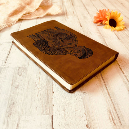 Personalized NLT Large Print Bible – Custom Photo Engraved Cover, Filament - Enabled, Christian Gift for Baptism, Wedding, or Confirmation - Religious Books - Aylev
