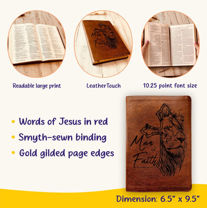 Personalized Bible for Men, NLT Reference Bible, Customized Bible for Men Name Engraved, New Living Translation, Bibles for men, bible gifts for men - Religious Books - Aylev