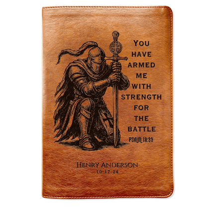 Personalized Bible for Men, NLT Reference Bible, Customized Bible Engraved Name, Knight Warrior Design, Christian Gift, Bible Gifts for Him - Religious Books - Aylev