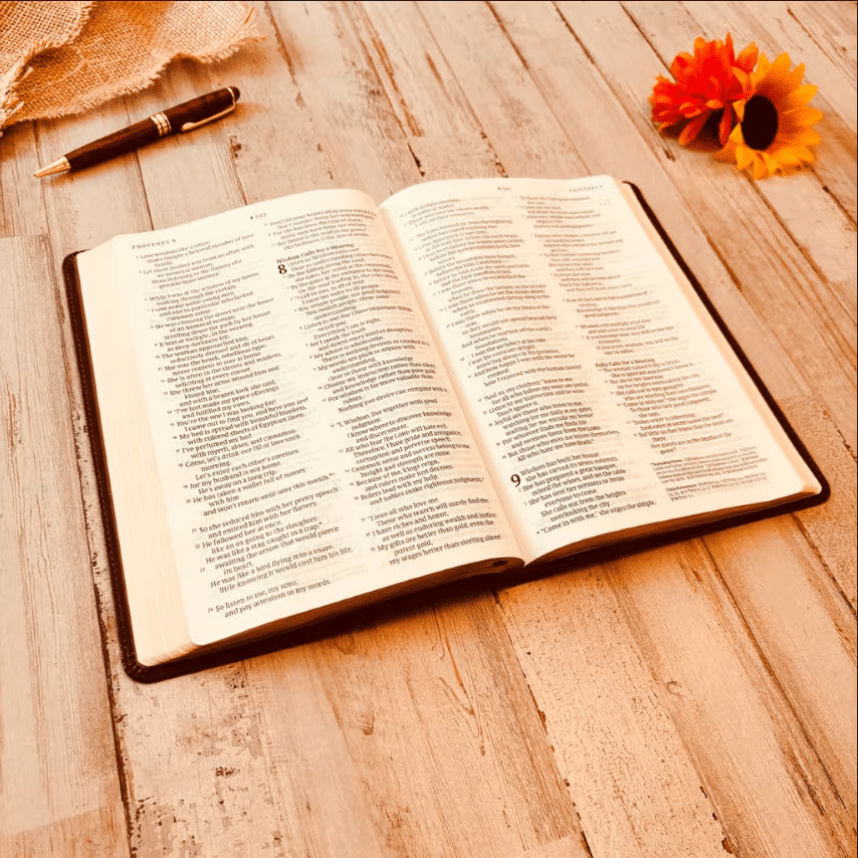 Personalized NLT Bible with Name Engraved, NLT Large Print Holy Bible, Custom Bible Engraved Name, New Living Translation Christian Gifts - Religious Books - Aylev