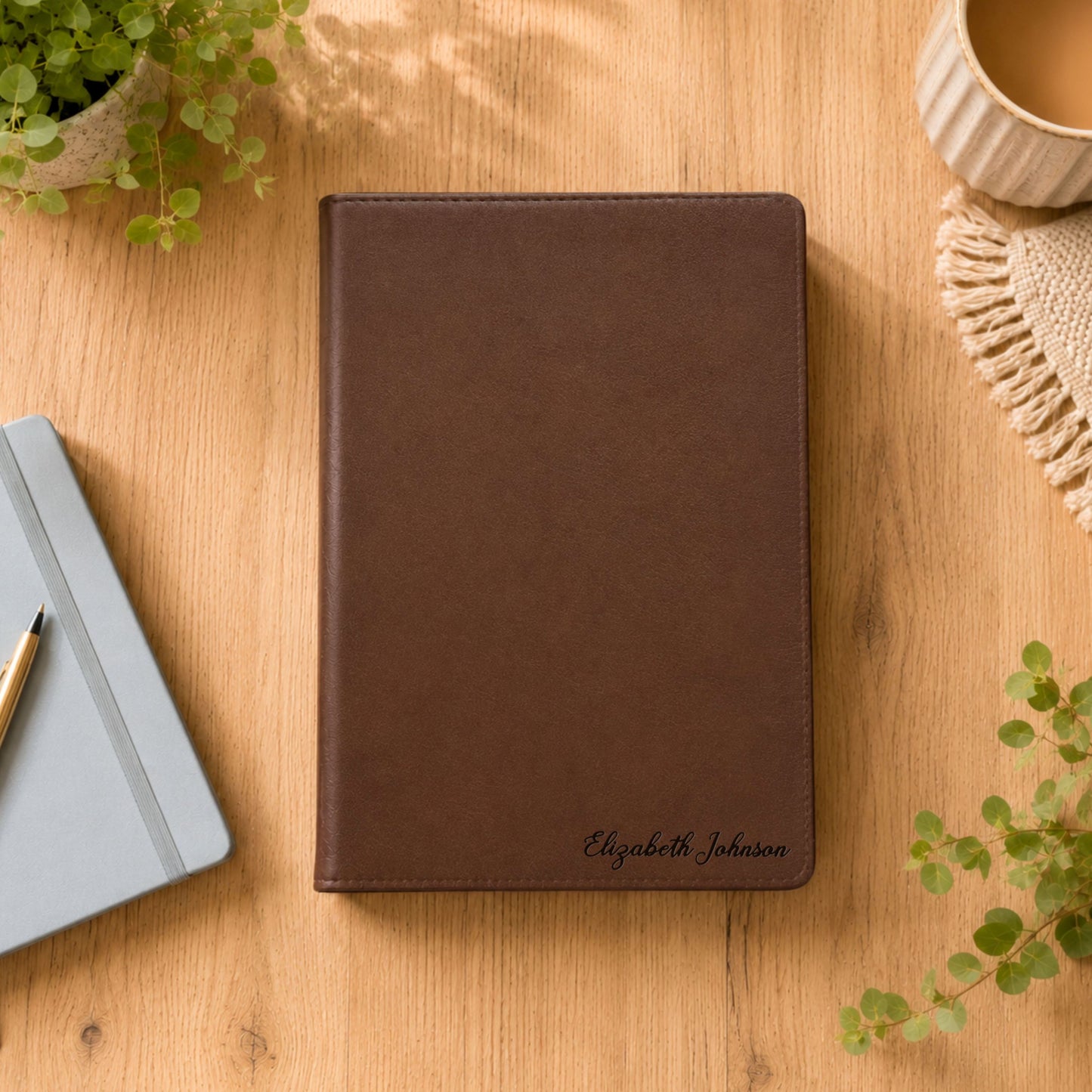 Personalized NLT Bible with Name Engraved, Large Print Thinline Reference Bible, Custom Engraved Name, Baptism Gift, Wedding Gift