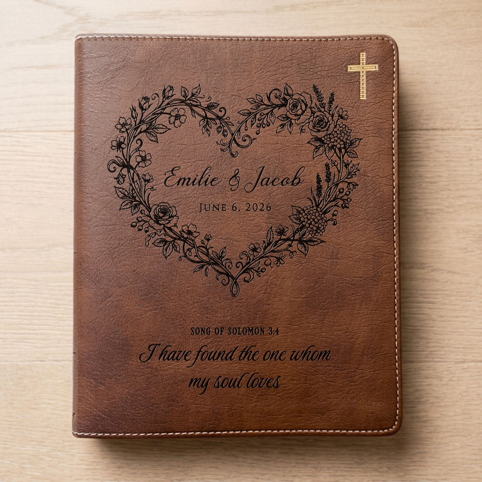 Personalized NIV Journaling Family Bible, Wide - Margin, Red Letter, Bible Tabs + Highlighters, Complete Study Set, Wedding & Anniversary Gift - Religious Books - Aylev
