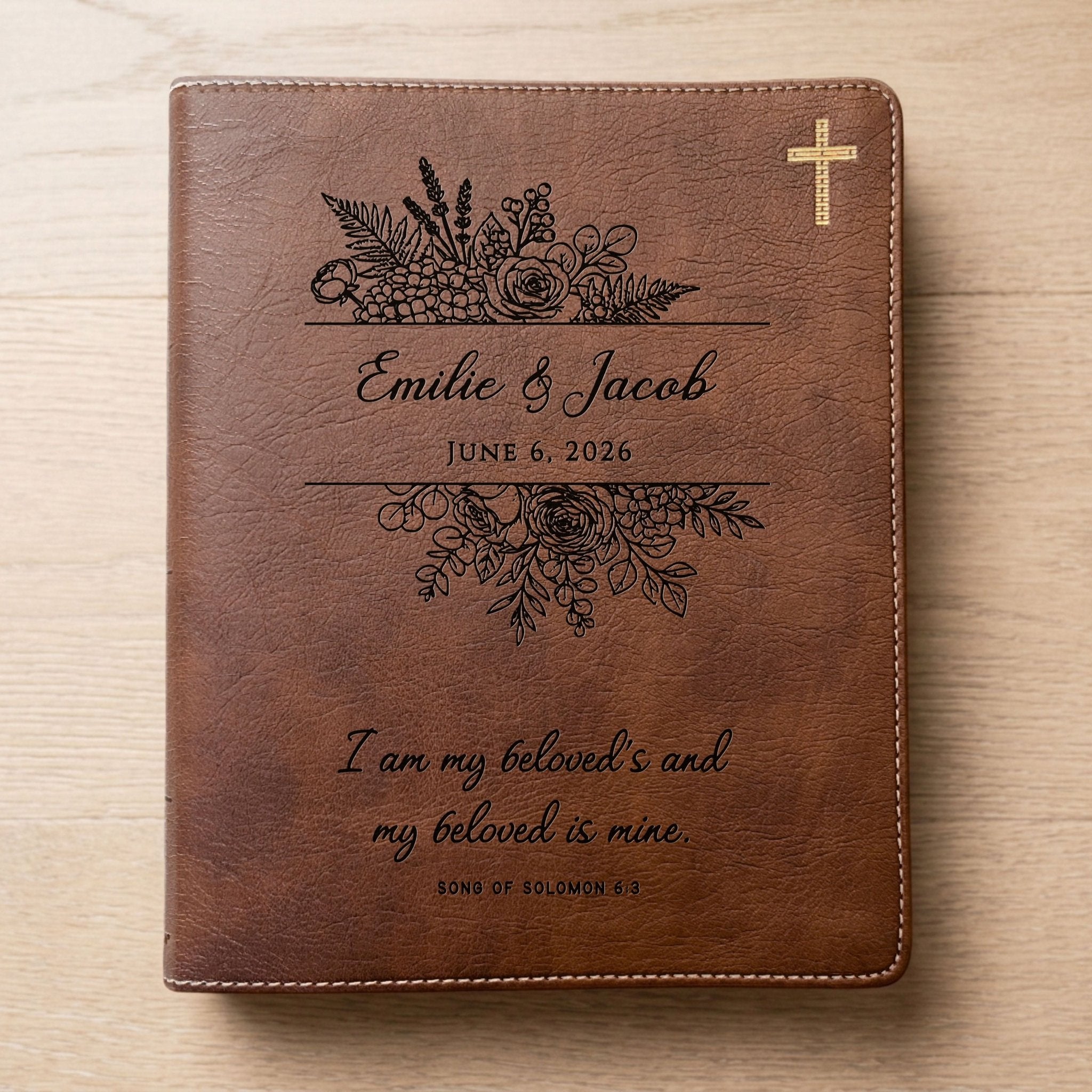 Personalized NIV Journaling Family Bible, Wide - Margin, Red Letter, Bible Tabs + Highlighters, Complete Study Set, Wedding & Anniversary Gift - Religious Books - Aylev