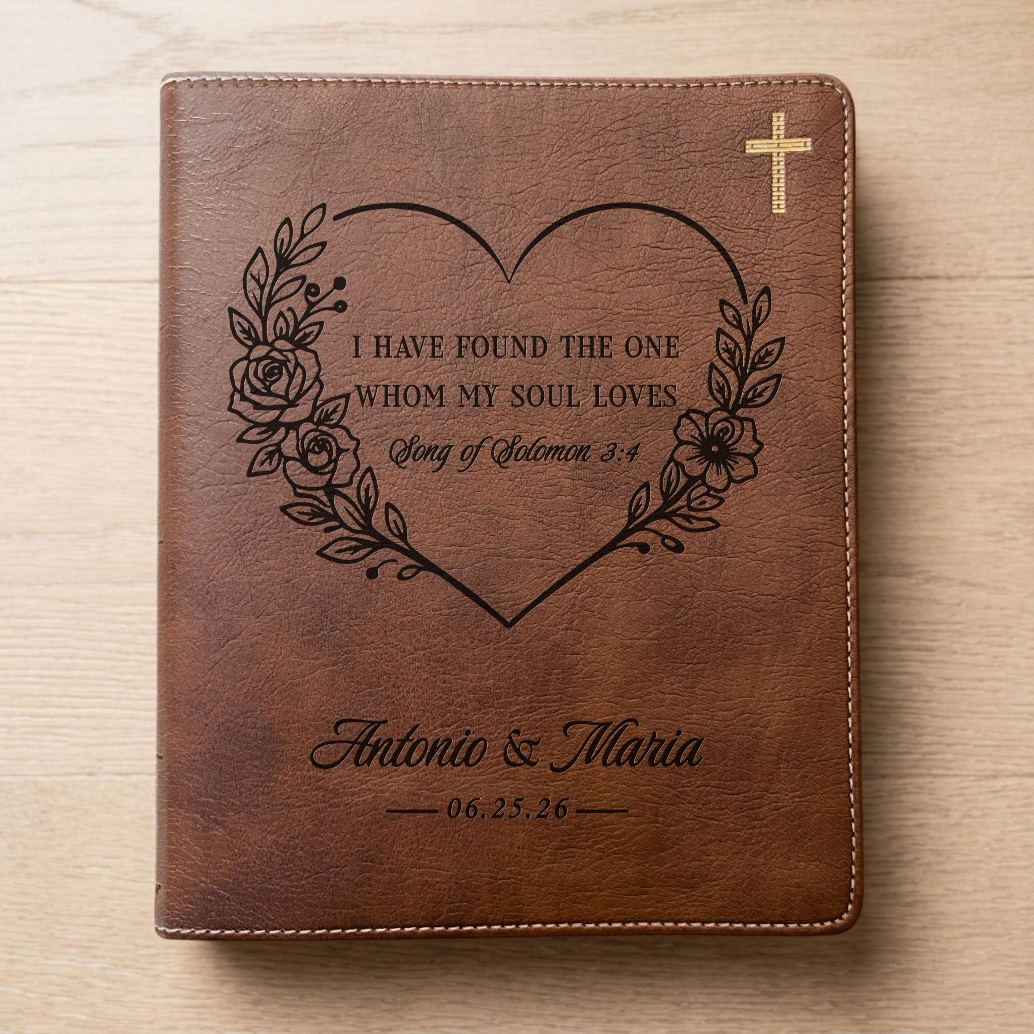 Personalized NIV Journaling Family Bible, Wide - Margin Red Letter, Bible Tabs + Highlighters, Complete Study Set, Wedding & Anniversary Gift - Religious Books - Aylev