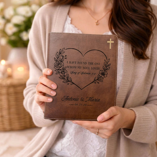 Personalized NIV Journaling Family Bible, Wide - Margin Red Letter, Bible Tabs + Highlighters, Complete Study Set, Wedding & Anniversary Gift - Religious Books - Aylev