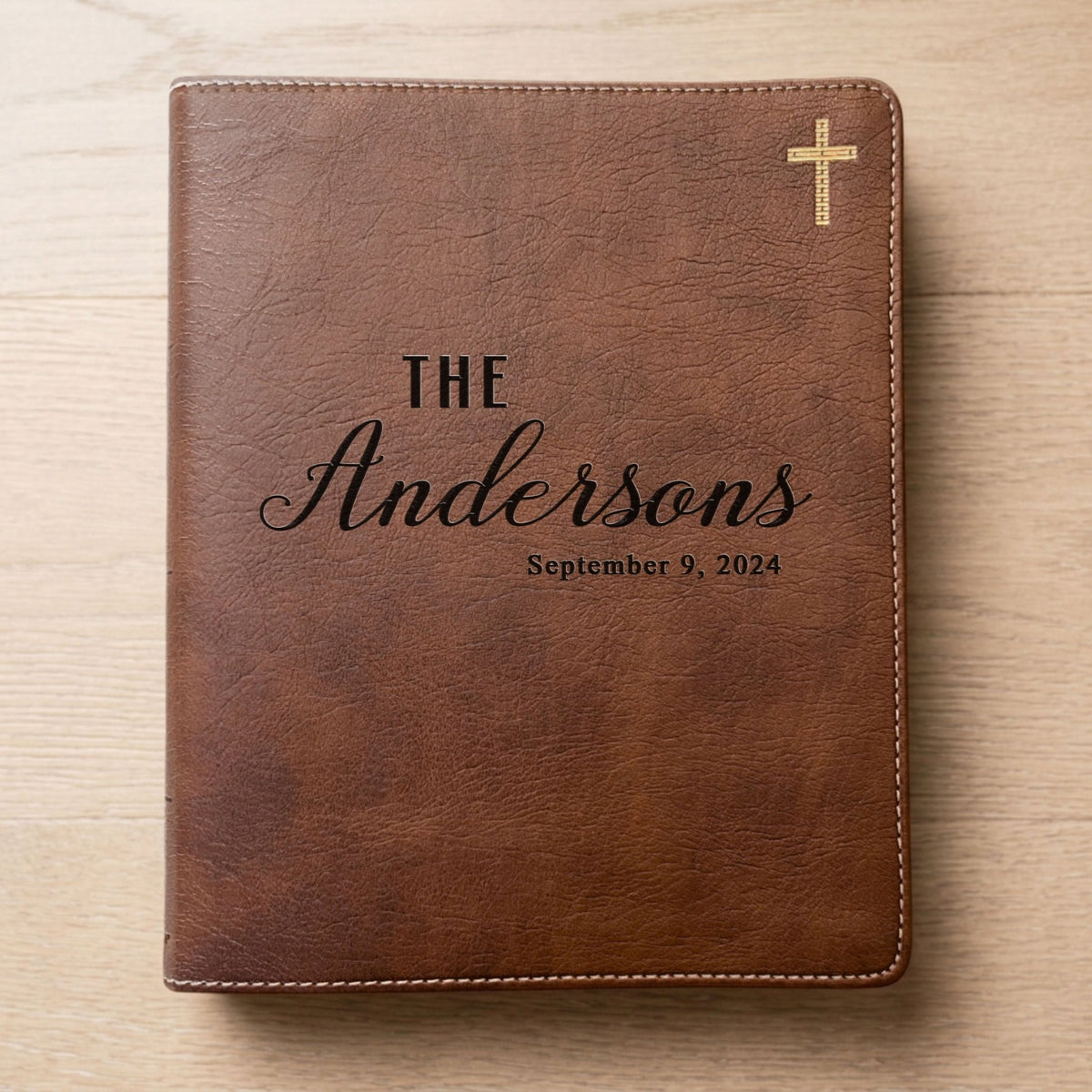 Personalized NIV Journaling Family Bible, Wide - Margin, Red Letter, Bible Tabs + Highlighters, Complete Study Set, Wedding & Anniversary Gift - Religious Books - Aylev