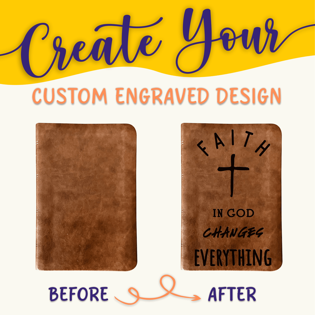 Personalized ESV Bible: Create Your Own Custom Engraved Design with a Designer, ESV Value Compact Bible English Standard Holy Bible - Religious Books - Aylev