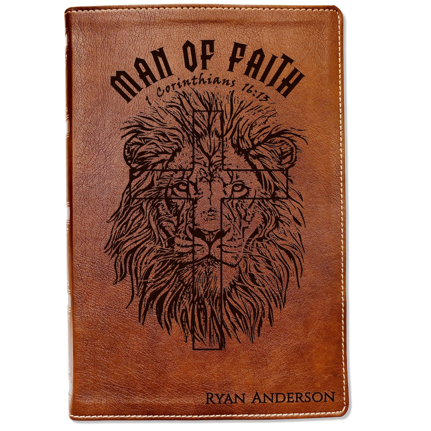 Personalized Bible for Men, NKJV Wide-Margin Bible, Customized Bible for Men Name Engraved, New King James Version, Bibles for men, bible gifts for men