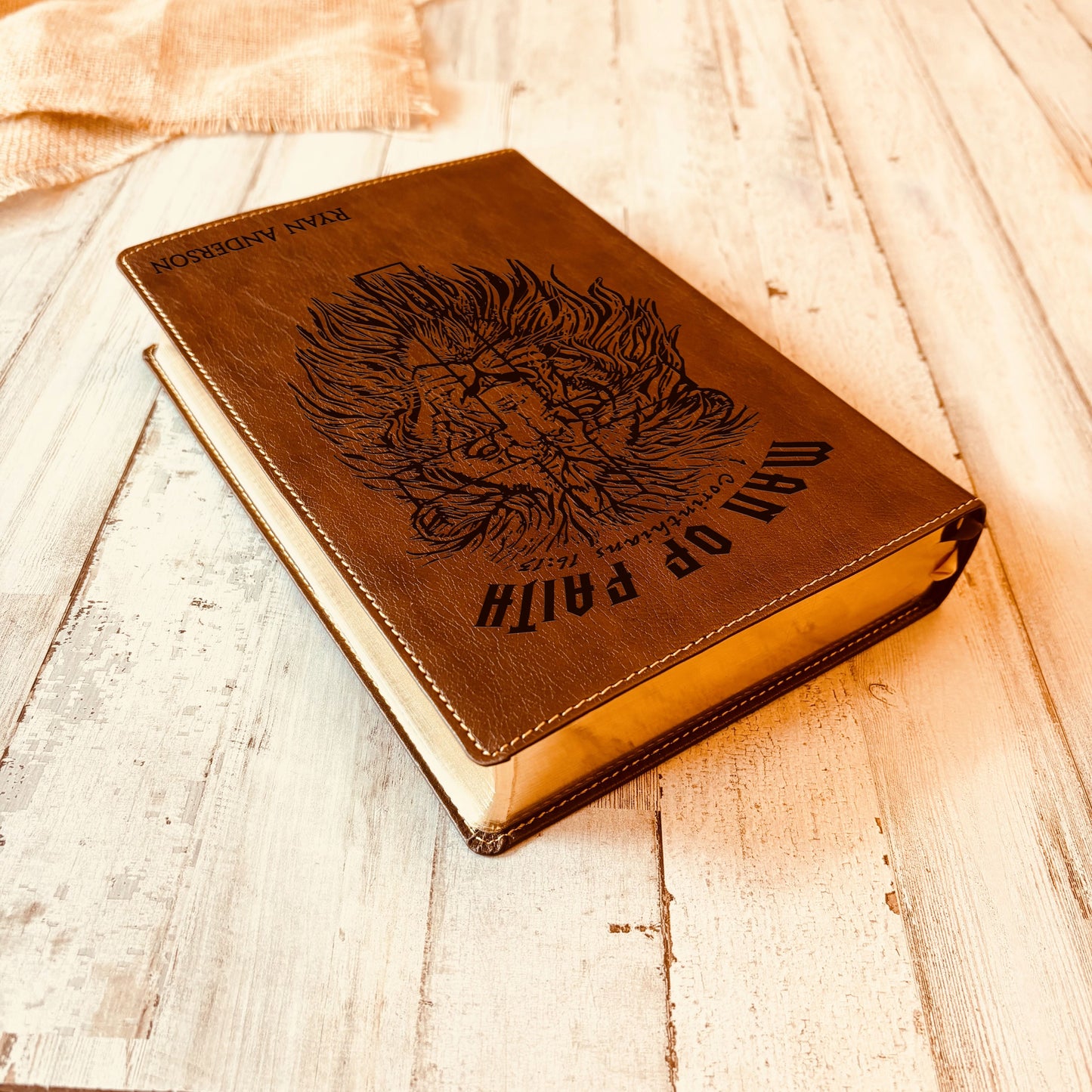 Personalized Bible for Men, NKJV Wide-Margin Bible, Customized Bible for Men Name Engraved, New King James Version, Bibles for men, bible gifts for men