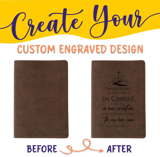 Personalized NLT Life Recovery Bible: Create Your Own Custom Engraved Design with a Designer, Christian Recovery Gift for Men & Women - Religious Books - Aylev