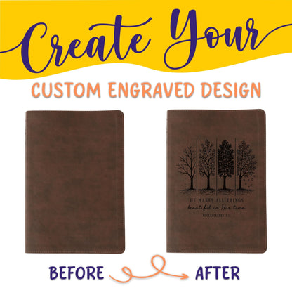 Personalized NLT Life Recovery Bible: Create Your Own Custom Engraved Design with a Designer, Christian Recovery Gift for Men & Women - Religious Books - Aylev