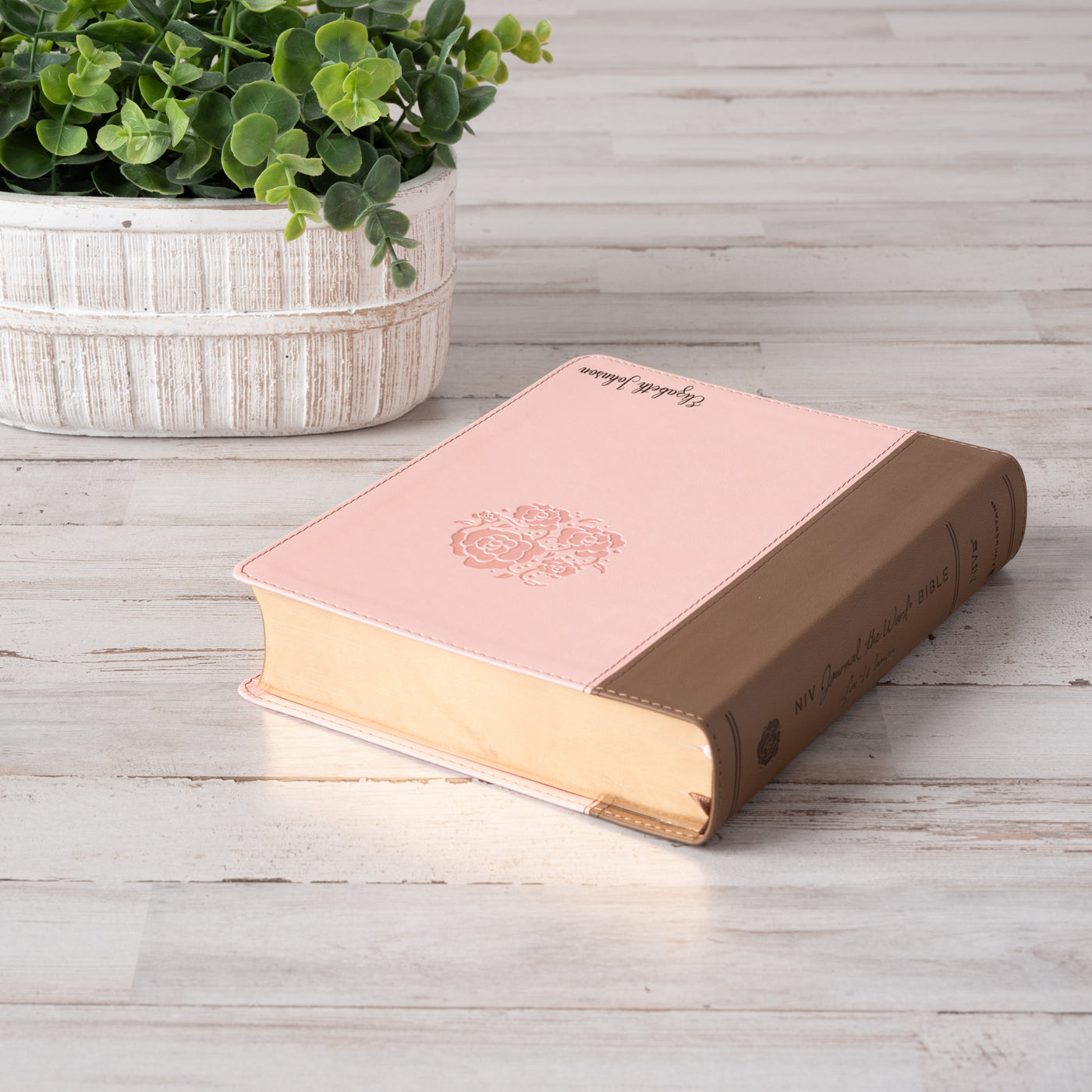 Personalized Women's NIV Bible with name Engraved, NIV Journaling Bible, Custom Bible Engraved Name, New International Version, Baptism Gift