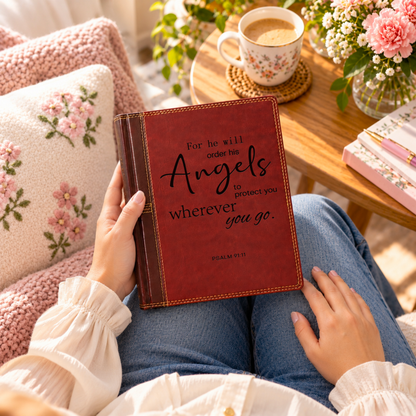 Personalized NASB Bible: Create Your Own Custom Engraved Design with a Designer, Wide Margin Red Letter, New American Standard Holy Bible - Religious Books - Aylev