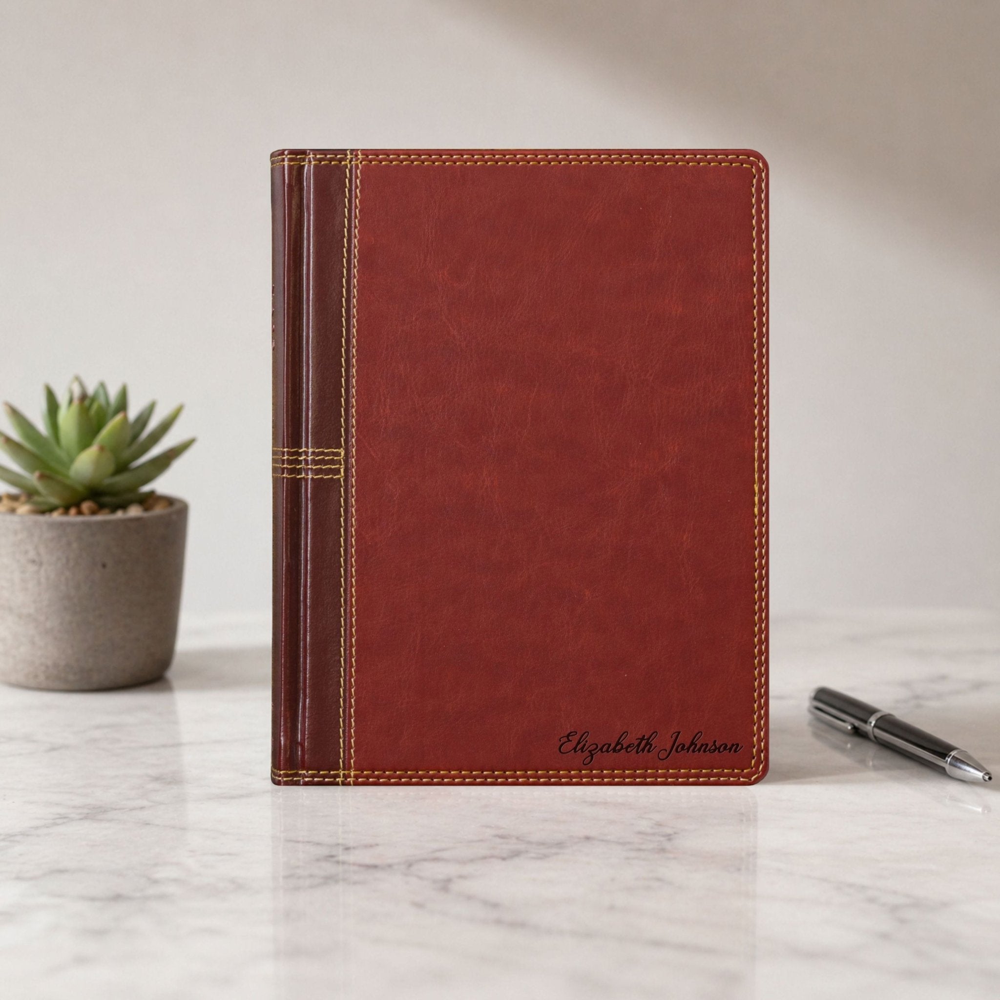 Personalized NASB Single Column Reference Bible, Custom Bible Name Engraved, New American Standard Christian & Baptism Gift for Men or Women - Religious Books - Aylev