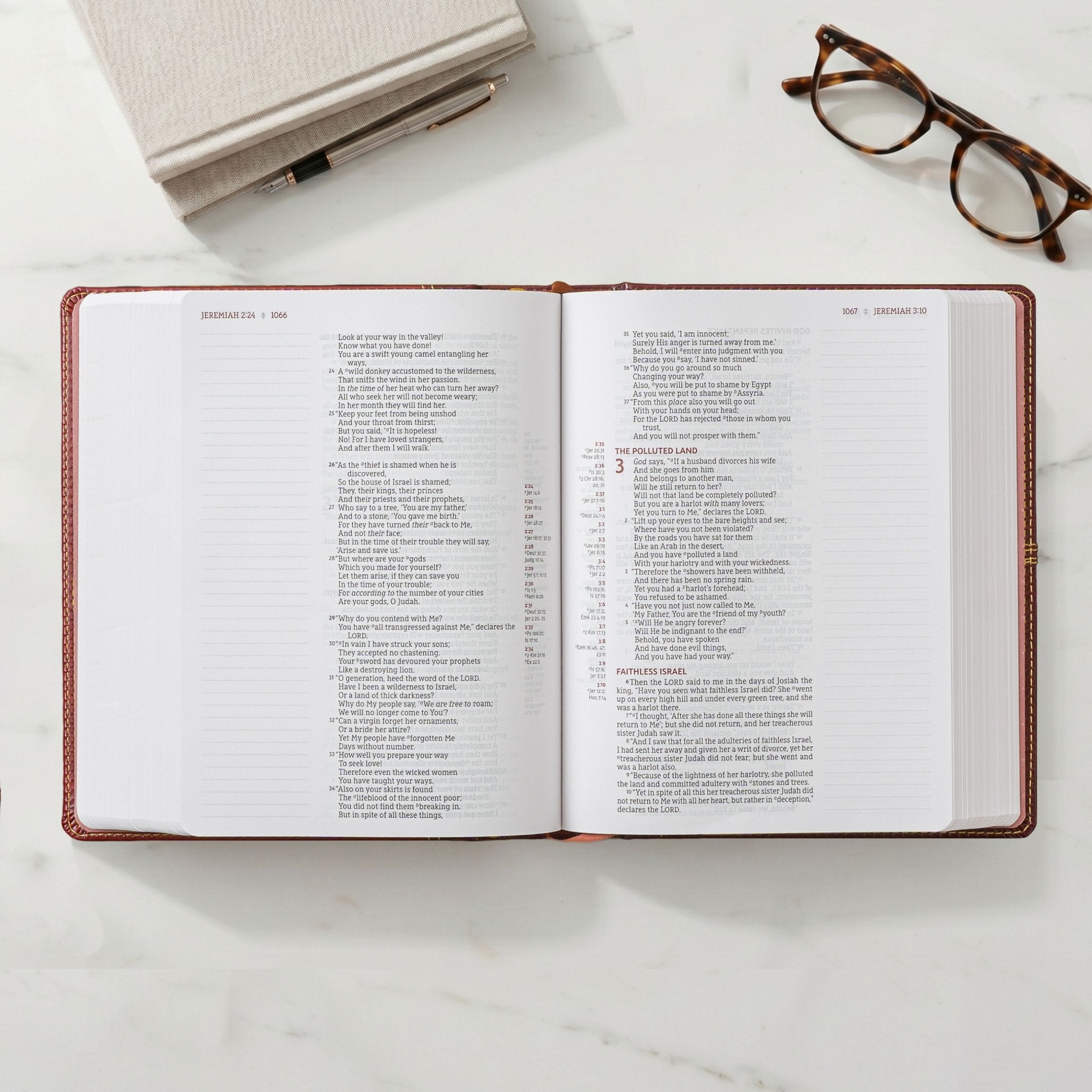 Personalized NASB Single Column Reference Bible, Custom Bible Name Engraved, New American Standard Christian & Baptism Gift for Men or Women - Religious Books - Aylev
