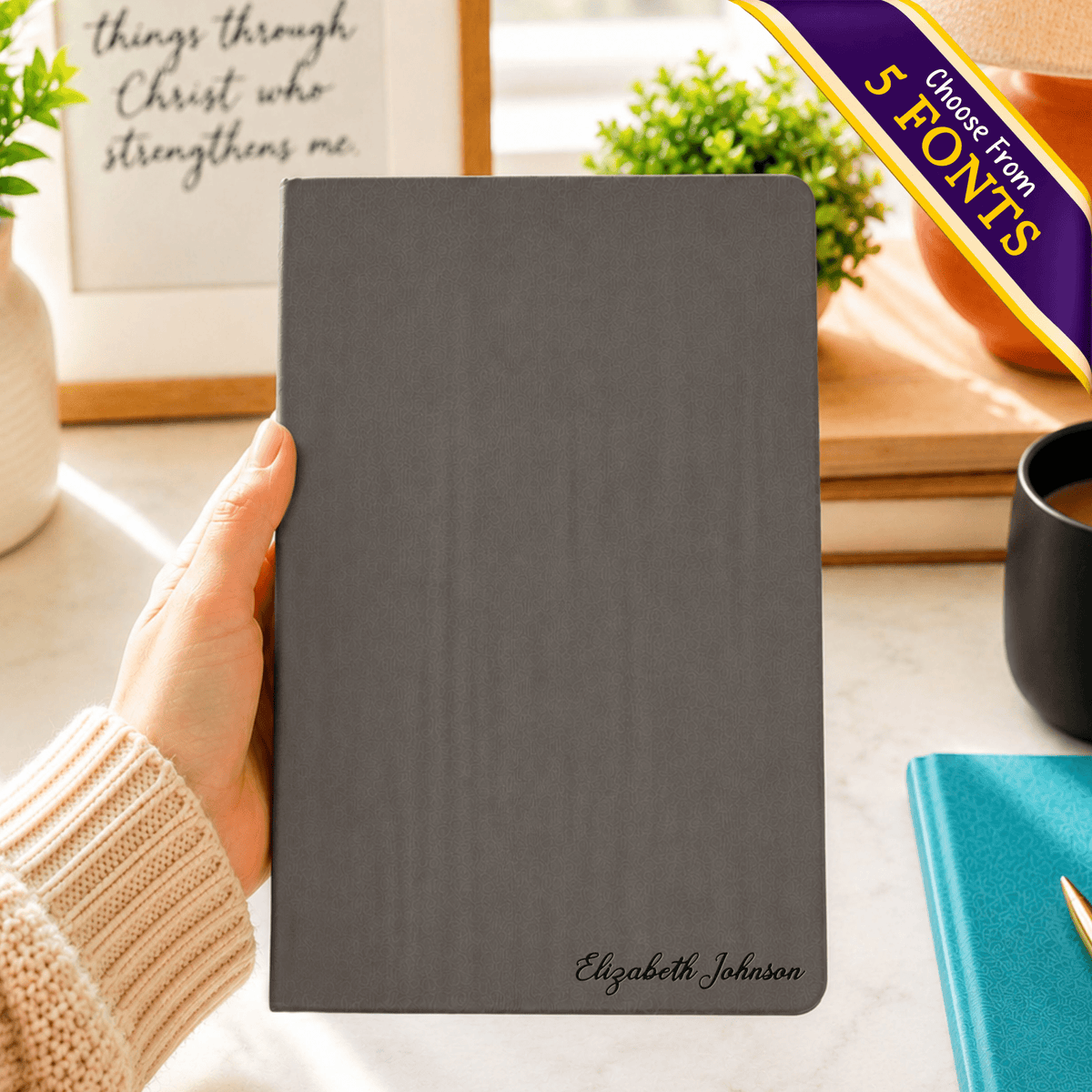 Personalized NASB Bible with Name Engraved, NASB Giant Print Bible, Custom Bible Name Engraved, New American Standard Bible, Baptism Gifts - Religious Books - Aylev