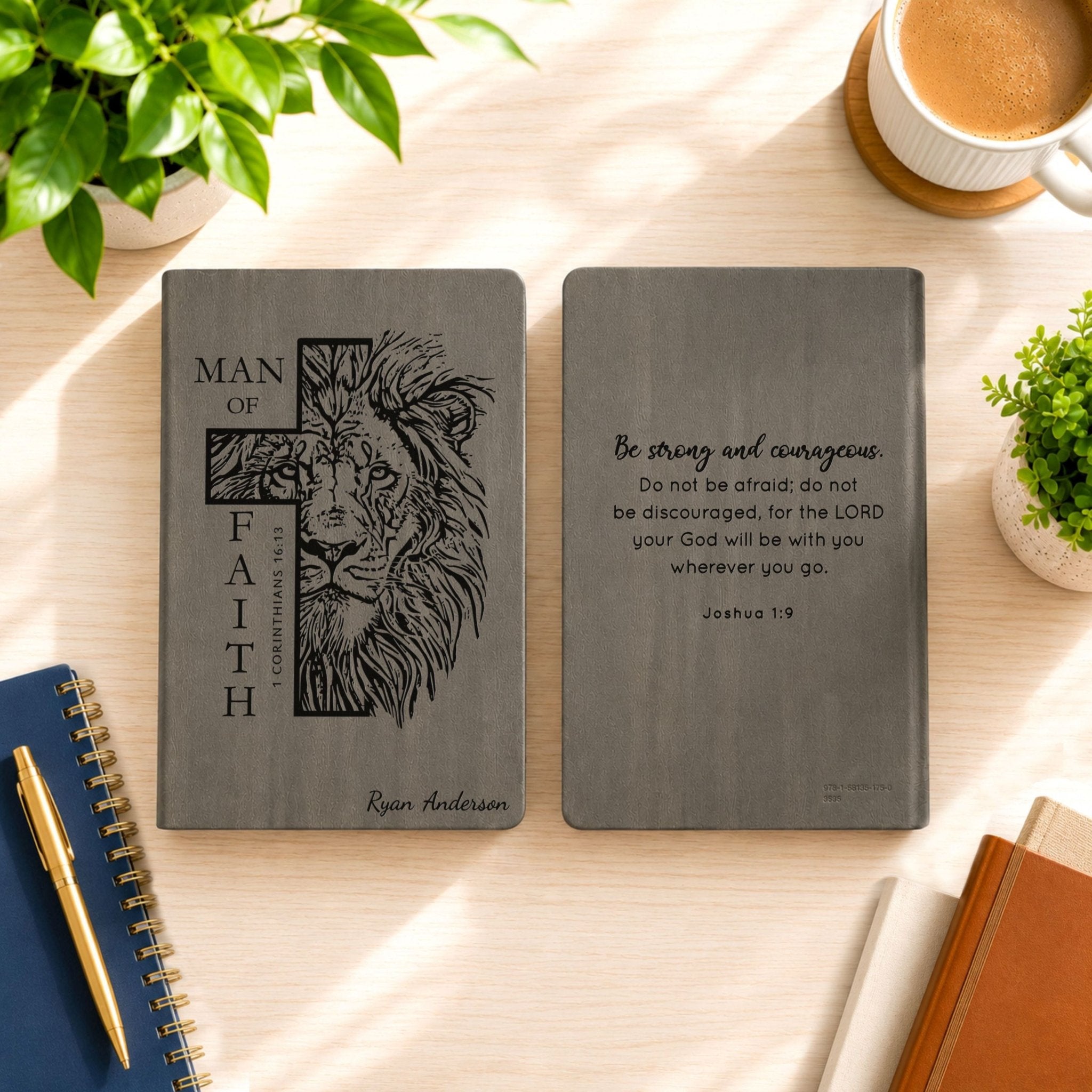 Personalized NASB 2020 Giant Print Bible, Custom Engraved Large Print, 13.5 pt Font, Red Letter, Christian Gift for Baptism & Weddings