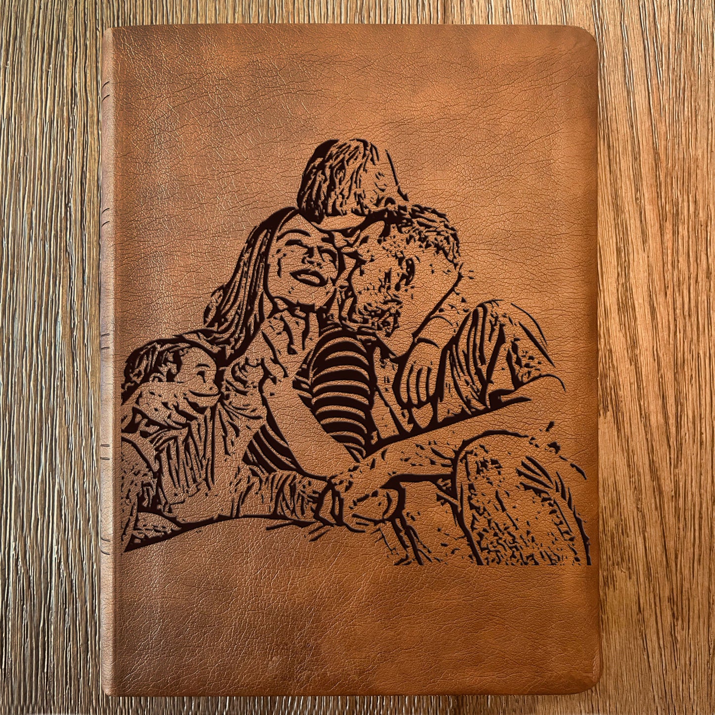 Personalized NASB Giant Print Bible, Your Photo Engraved, Family Records Pages, Custom Engraved Bible, Christian, Baptism, or Wedding Gift