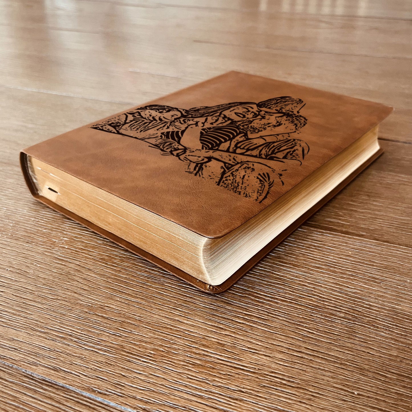 Personalized NASB Giant Print Bible, Your Photo Engraved, Family Records Pages, Custom Engraved Bible, Christian, Baptism, or Wedding Gift
