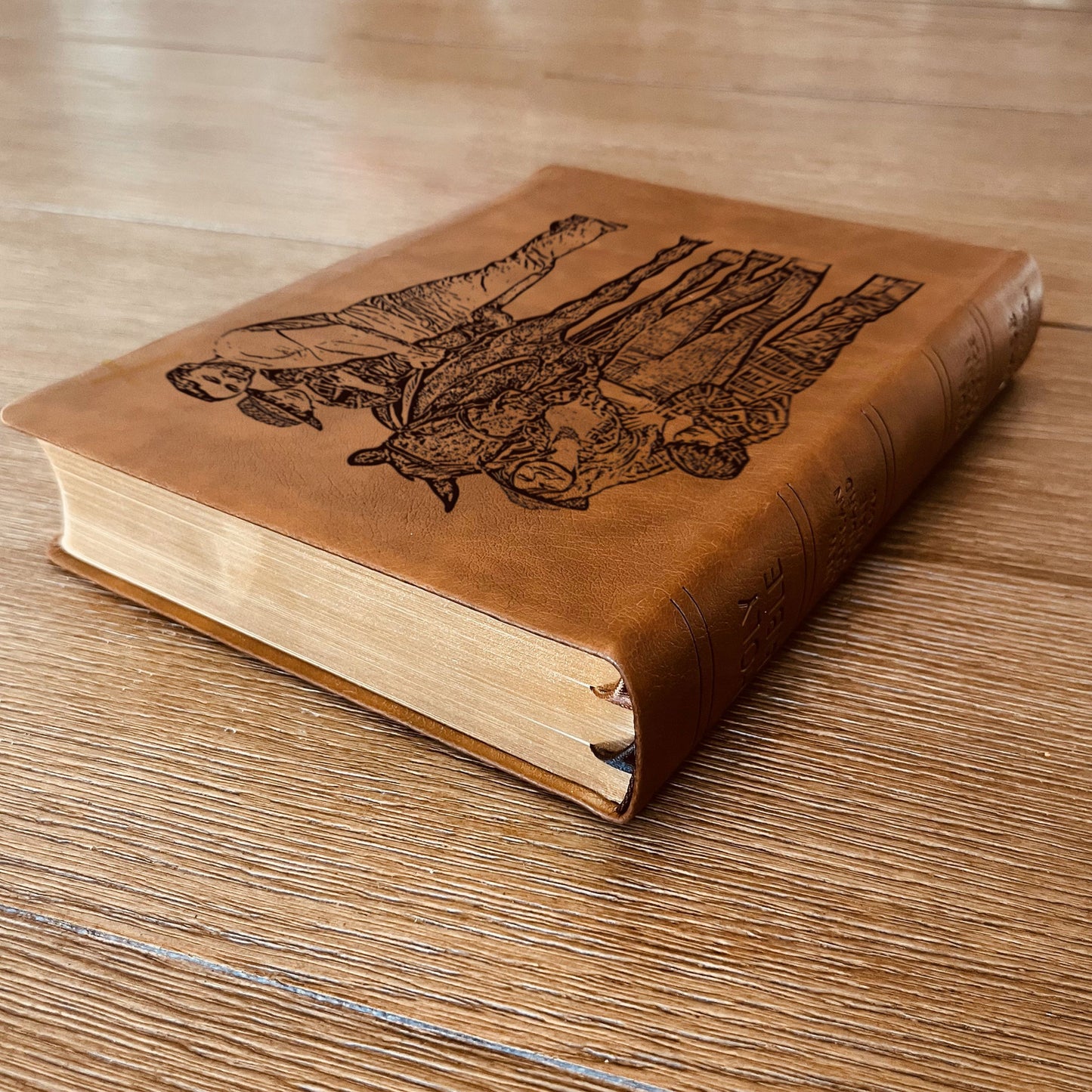 Personalized NASB Giant Print Bible, Your Photo Engraved, Family Records Pages, Custom Engraved Bible, Christian, Baptism, or Wedding Gift