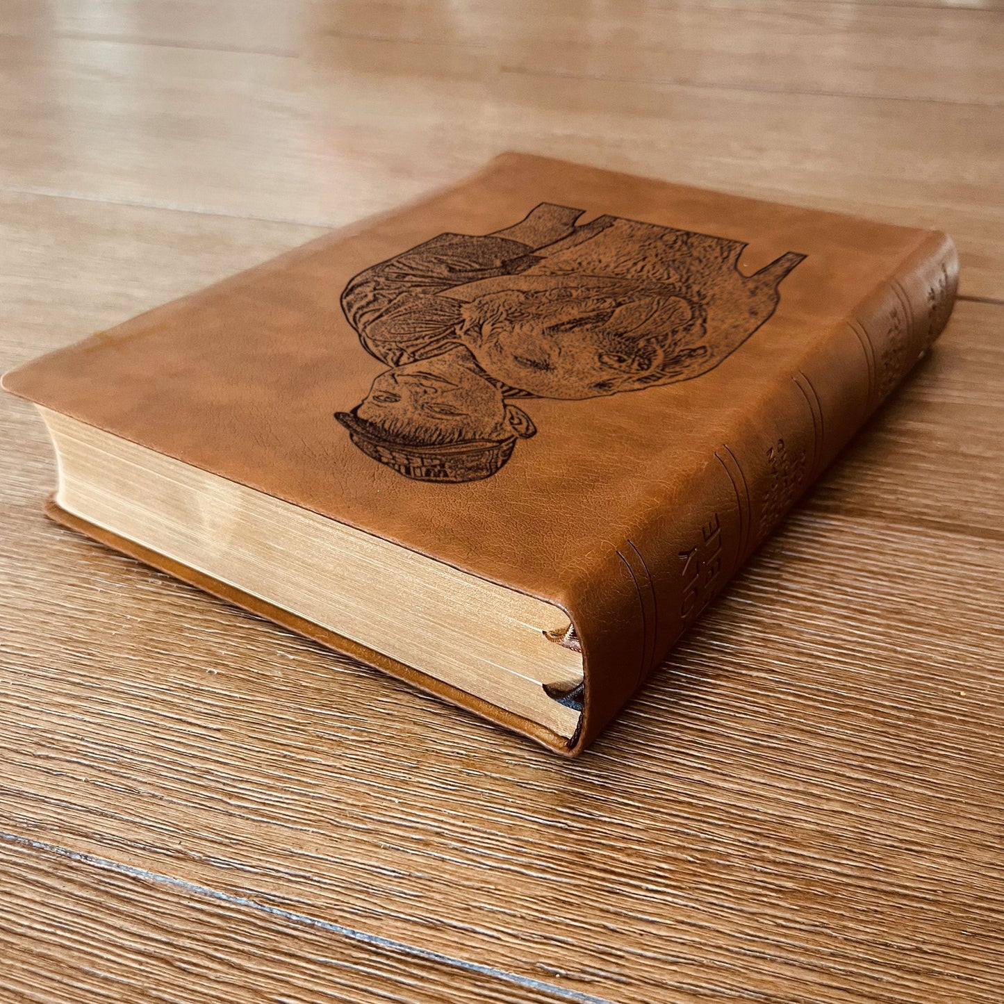 Personalized NASB Giant Print Bible, Your Photo Engraved, Family Records Pages, Custom Engraved Bible, Christian, Baptism, or Wedding Gift
