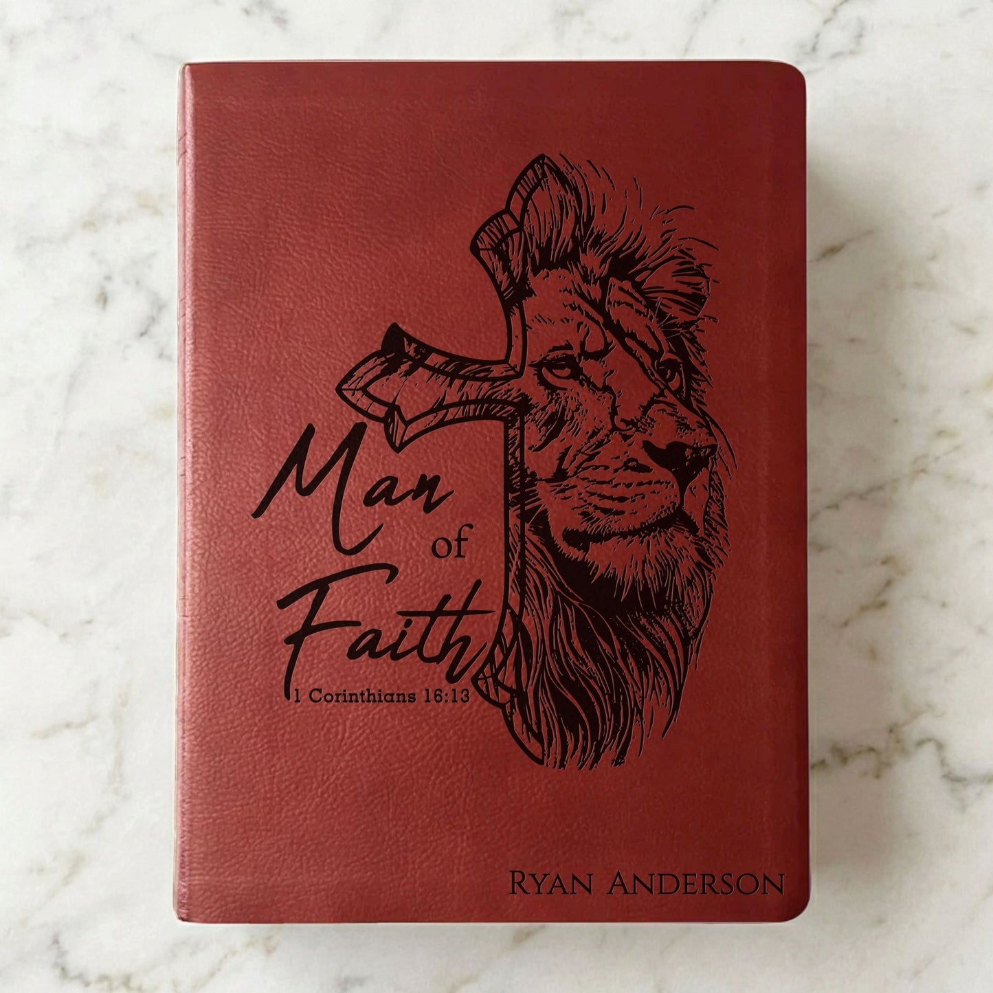 Personalized Bible for Men, NASB Giant Print, Custom Bible for Men Name Engraved, New American Standard, Bibles for men, Bible gifts for men - Religious Books - Aylev