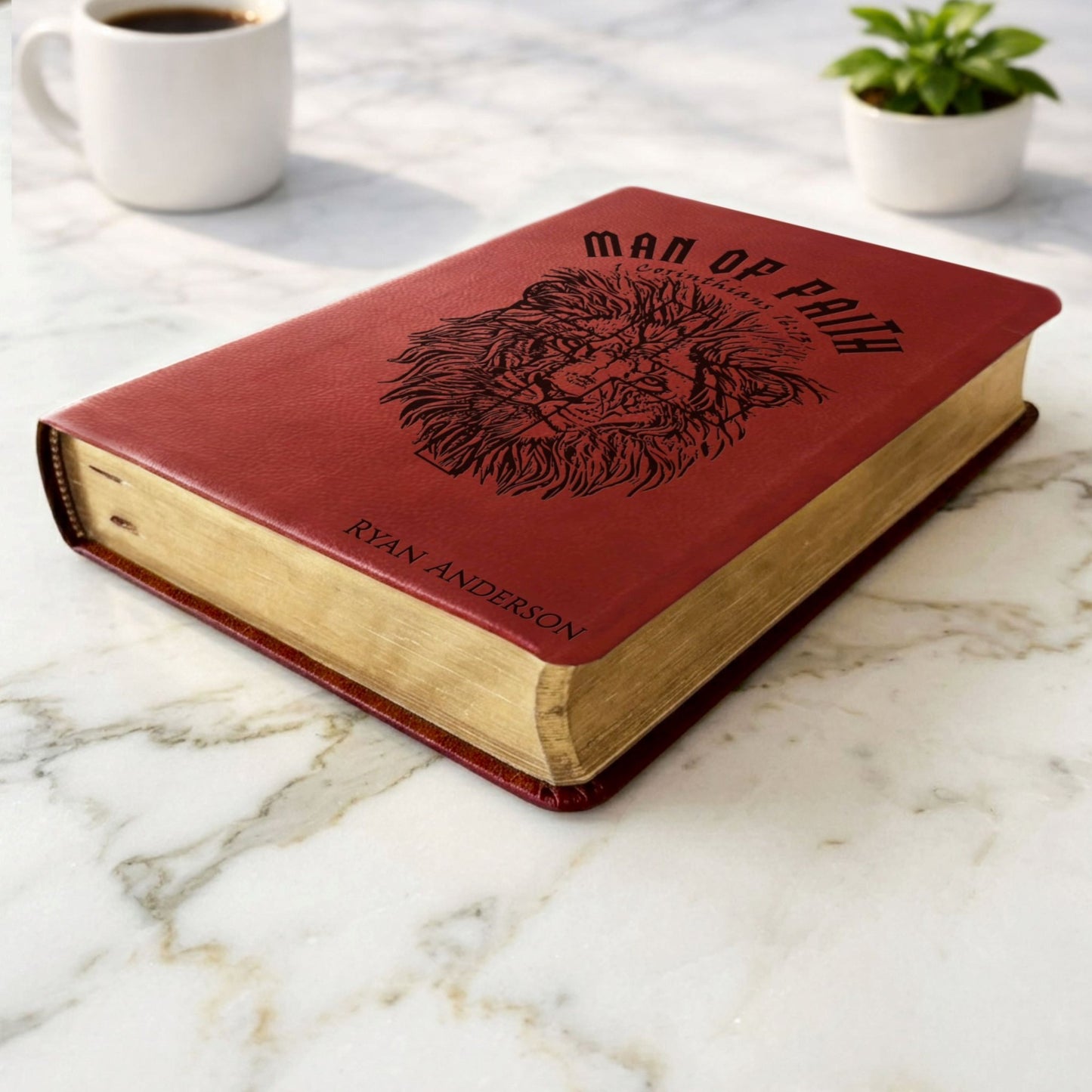 Personalized Bible for Men, NASB Giant Print, Custom Bible for Men Name Engraved, New American Standard, Bibles for men, Bible gifts for men - Religious Books - Aylev